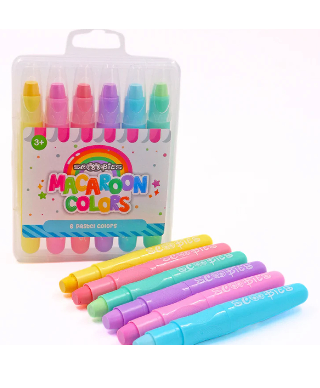 Scoobies Macaroon Silk Crayons - Pack Of 6-picture-11