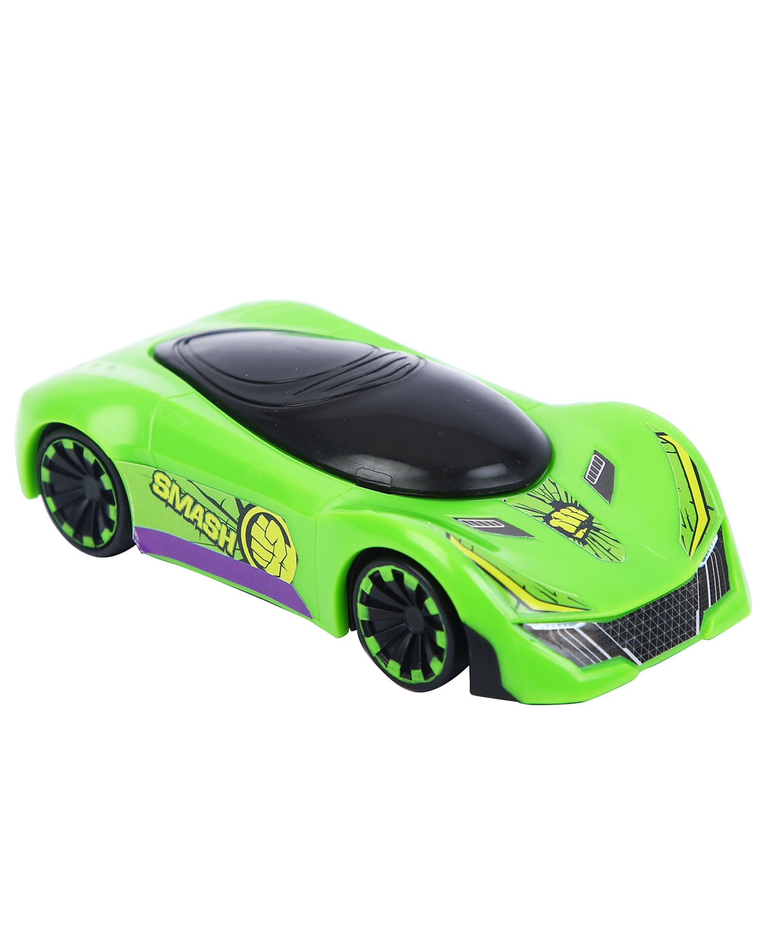 Marvel Pull Back Hyper Car Hulk - Green-image-12