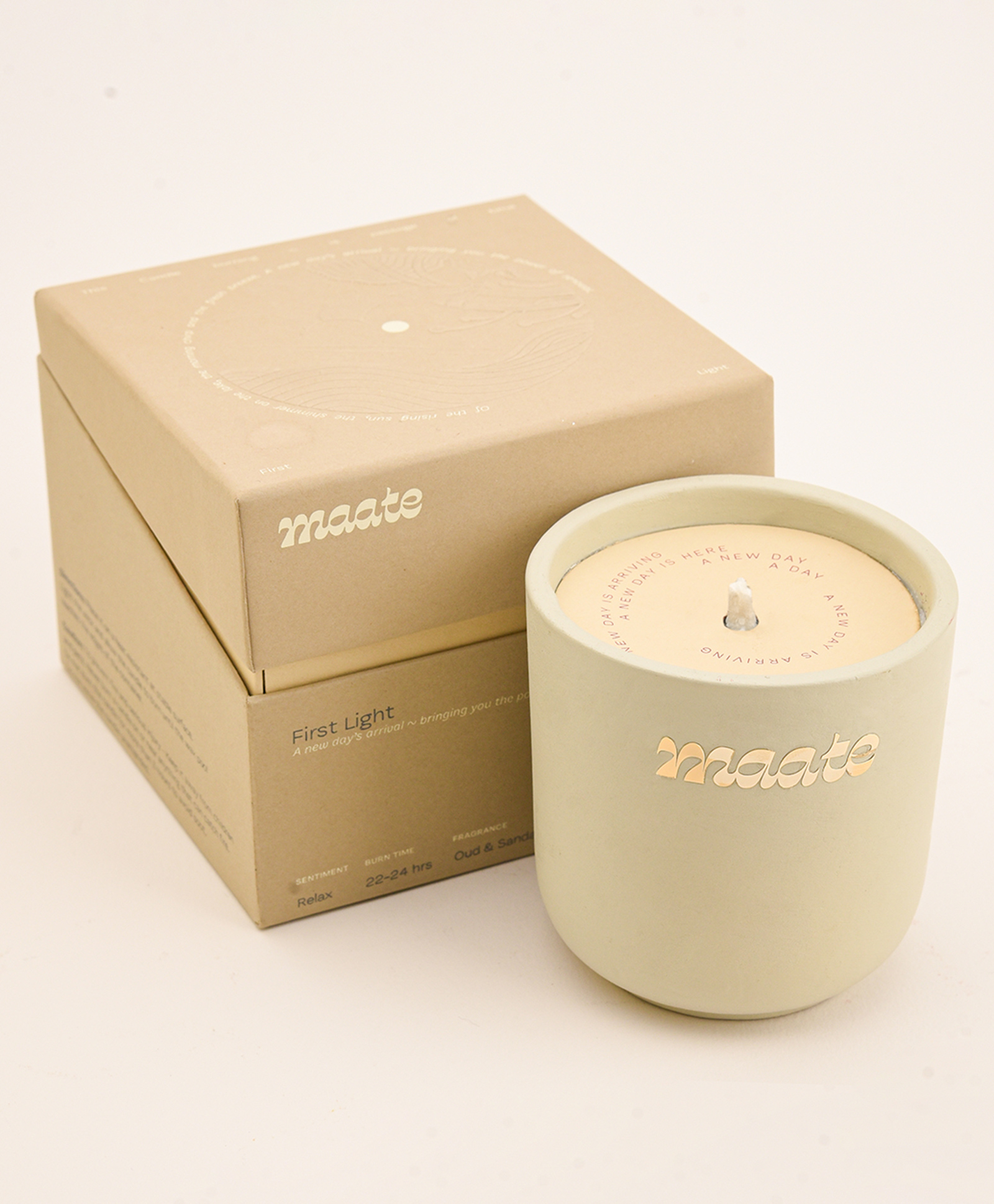 Maate Premium Scented CandleLuxury Gift for All Occasions -First Light Candle-image-37