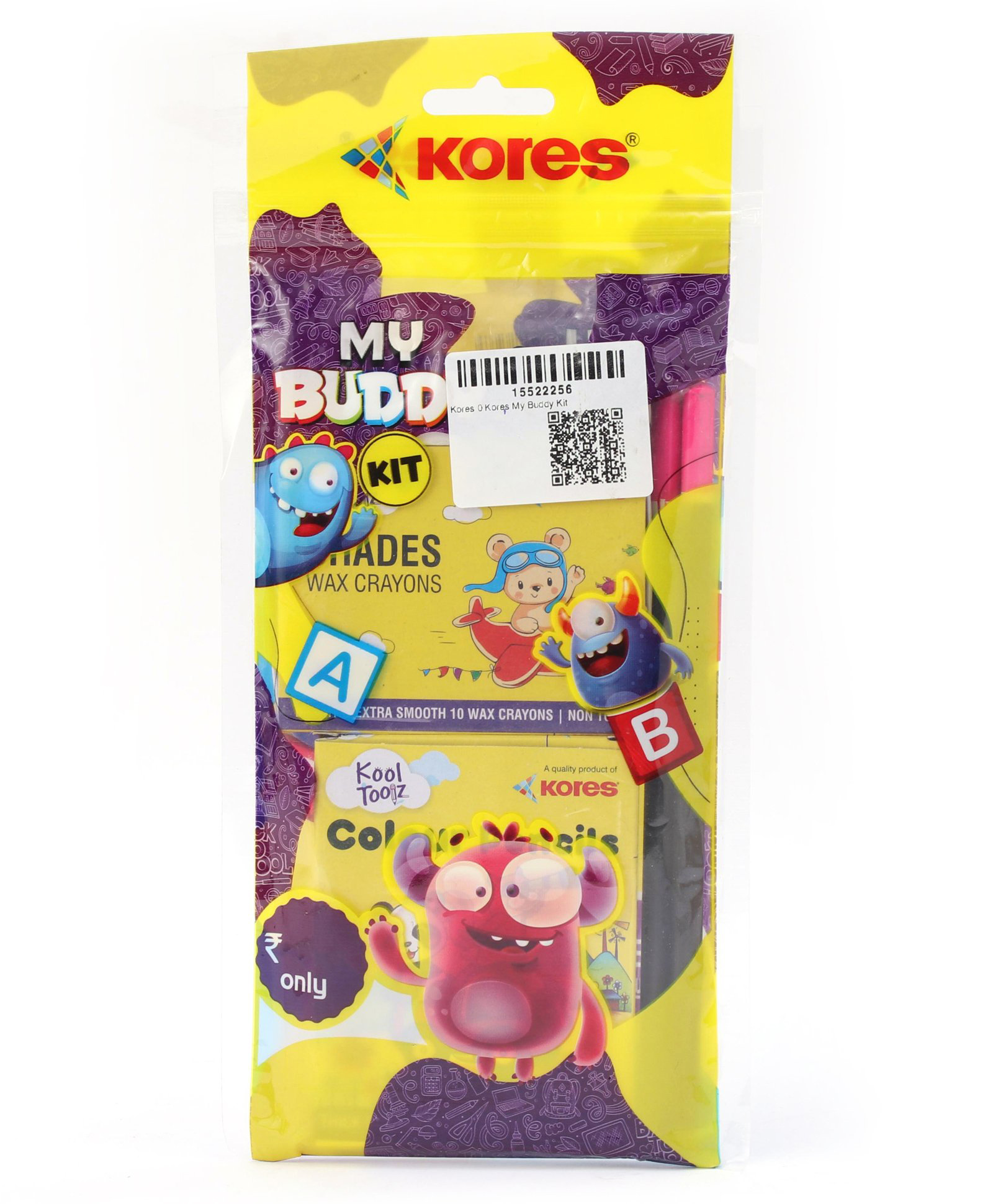 Kores My Buddy  Stationery Kit Set of 7- Multicolour-image-28