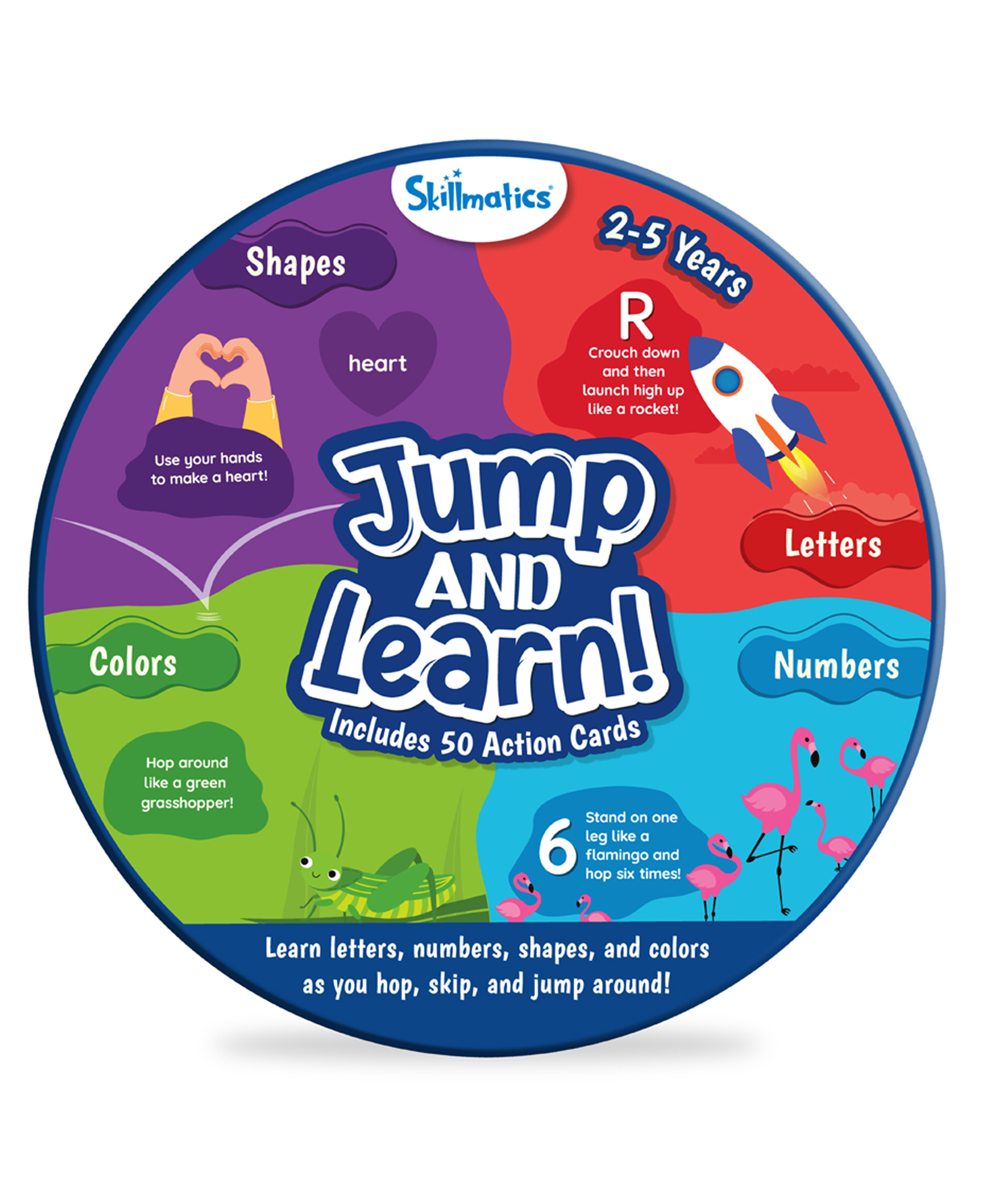 Skillmatics Flash Cards for Toddlers Jump & Learn Letters Numbers Shapes & Colours Preschool Learning, Travel Toys Gifts for Kids Ages 2 to 5-image-17