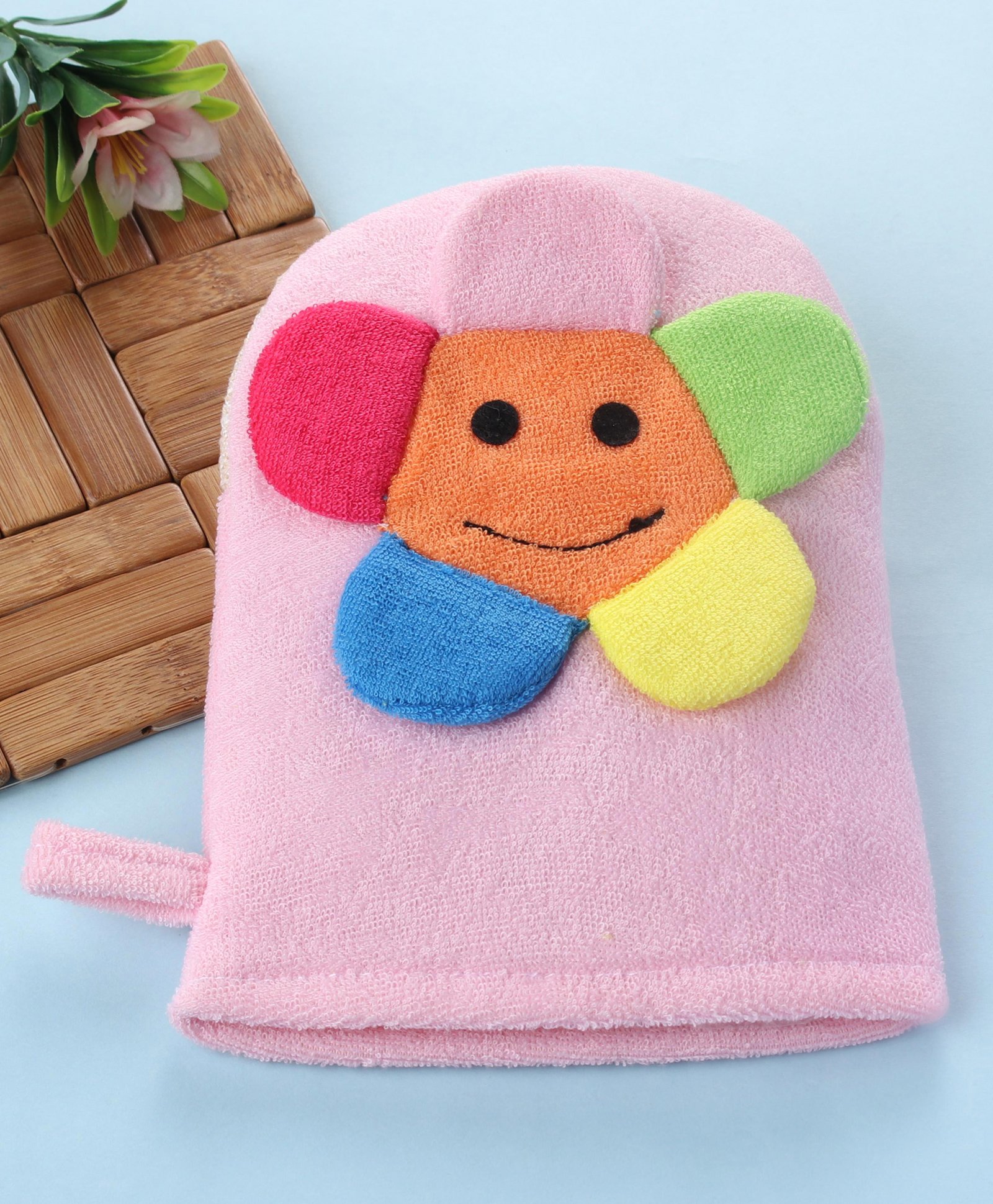 fab n funky Baby Bath Glove Hand Shape - Pink-picture-28