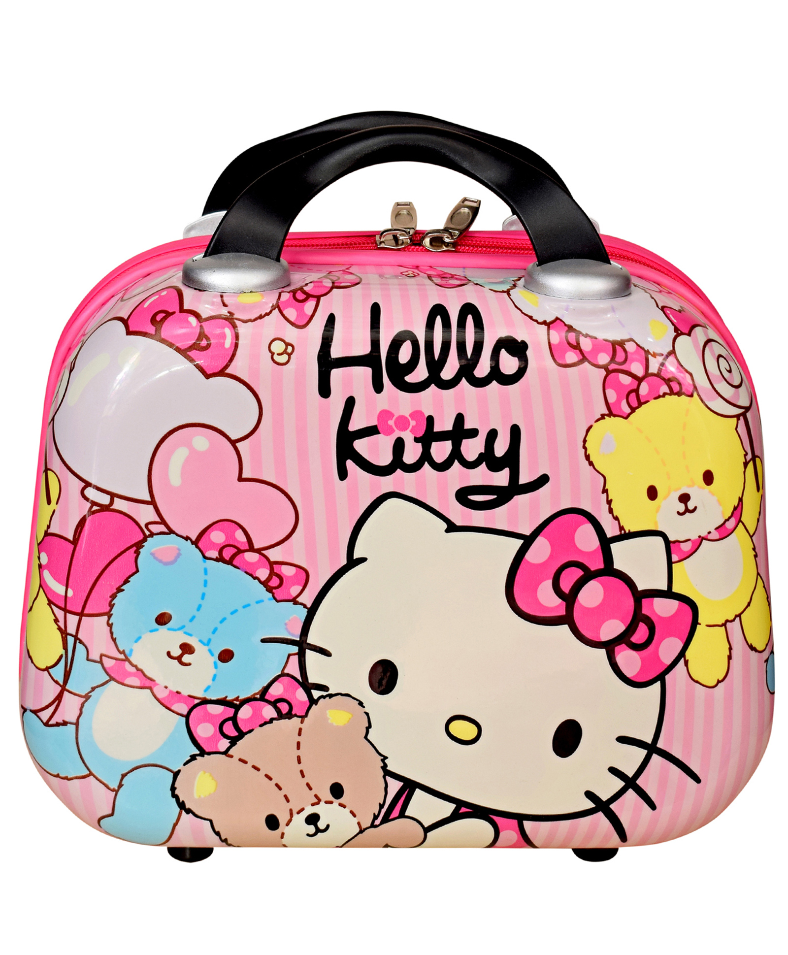 D Paradise Kid's 13" Fancy Hello Kitty Travel Vanity Bag Organizer for Girl's-image-37