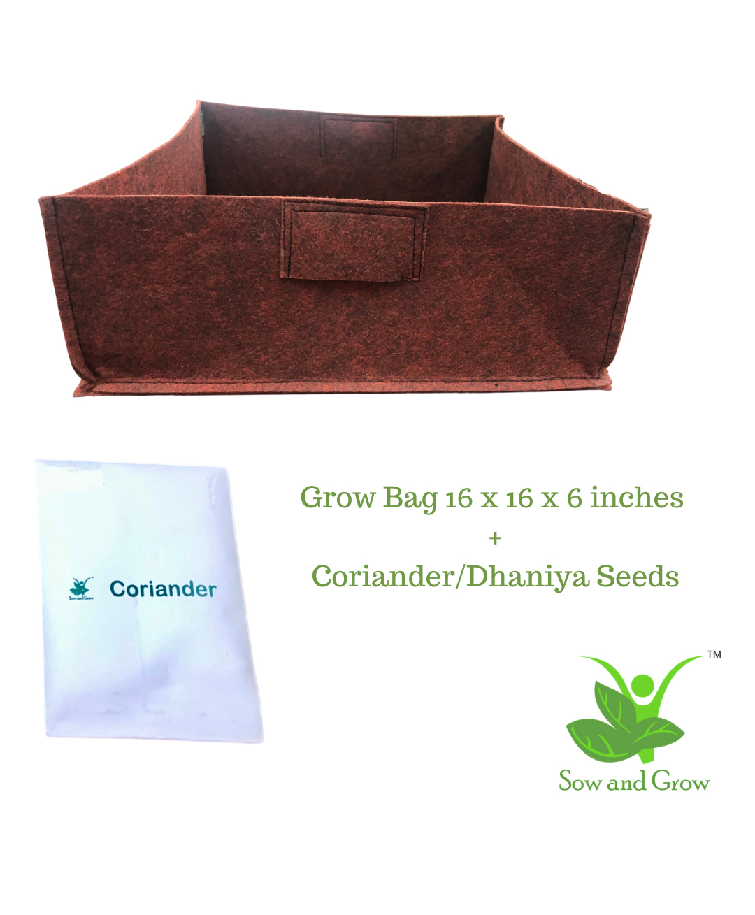 Large Grow Bag and Coriander Seeds Grow it Yourself Vegetable Kit-image-42