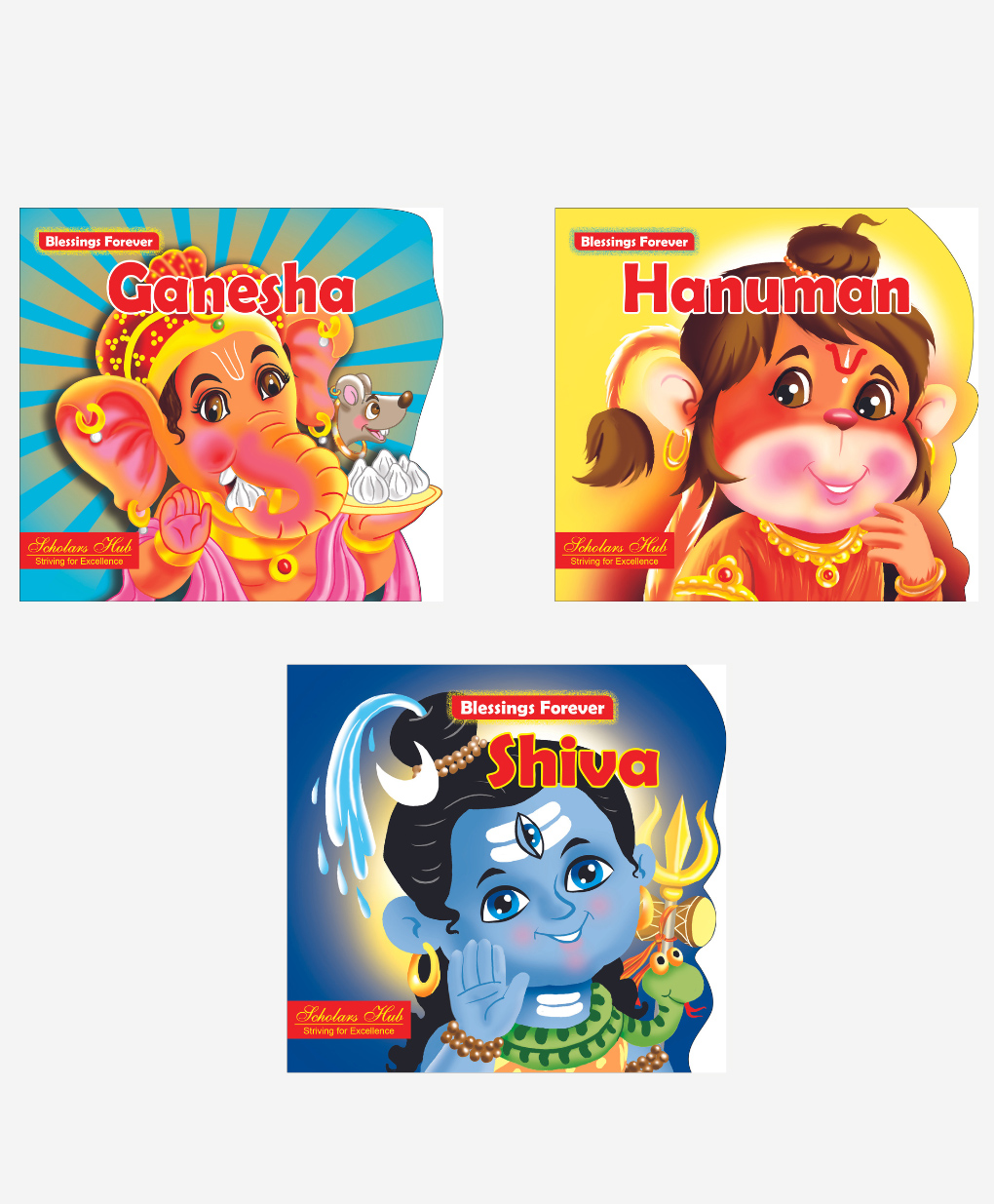 Blessing Forever Combo 1 Ganesha Shiva & Hanuman - English-image-9