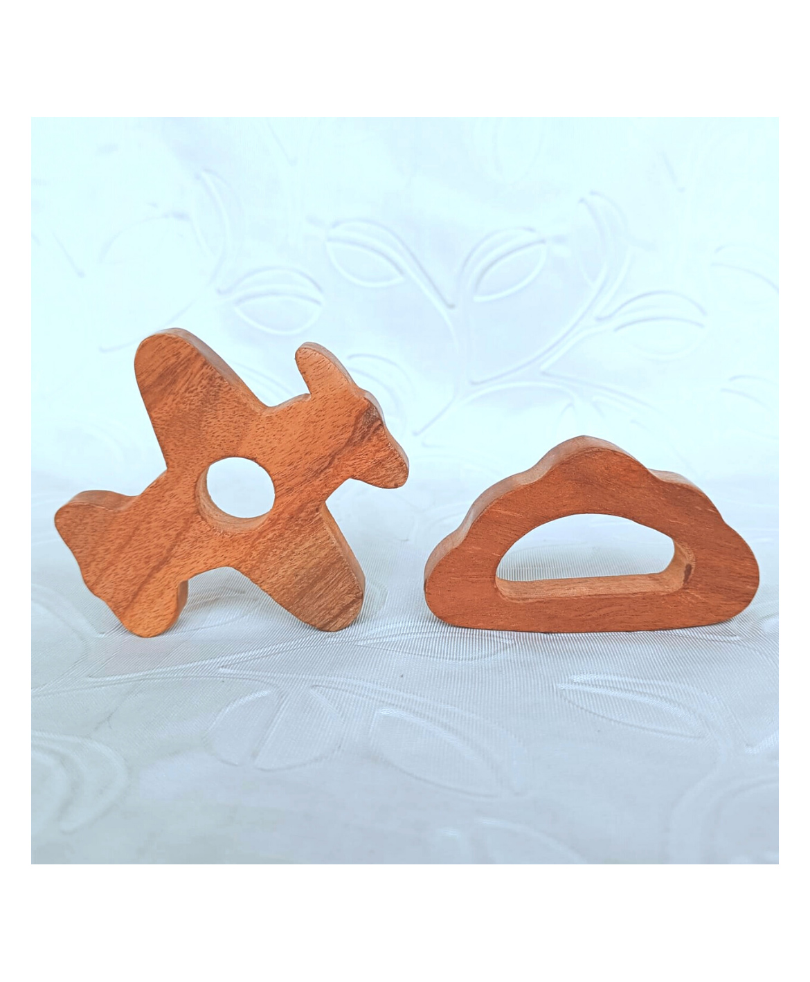 Aeroplane & Cloud Neem Teether Pack of 2-image-7