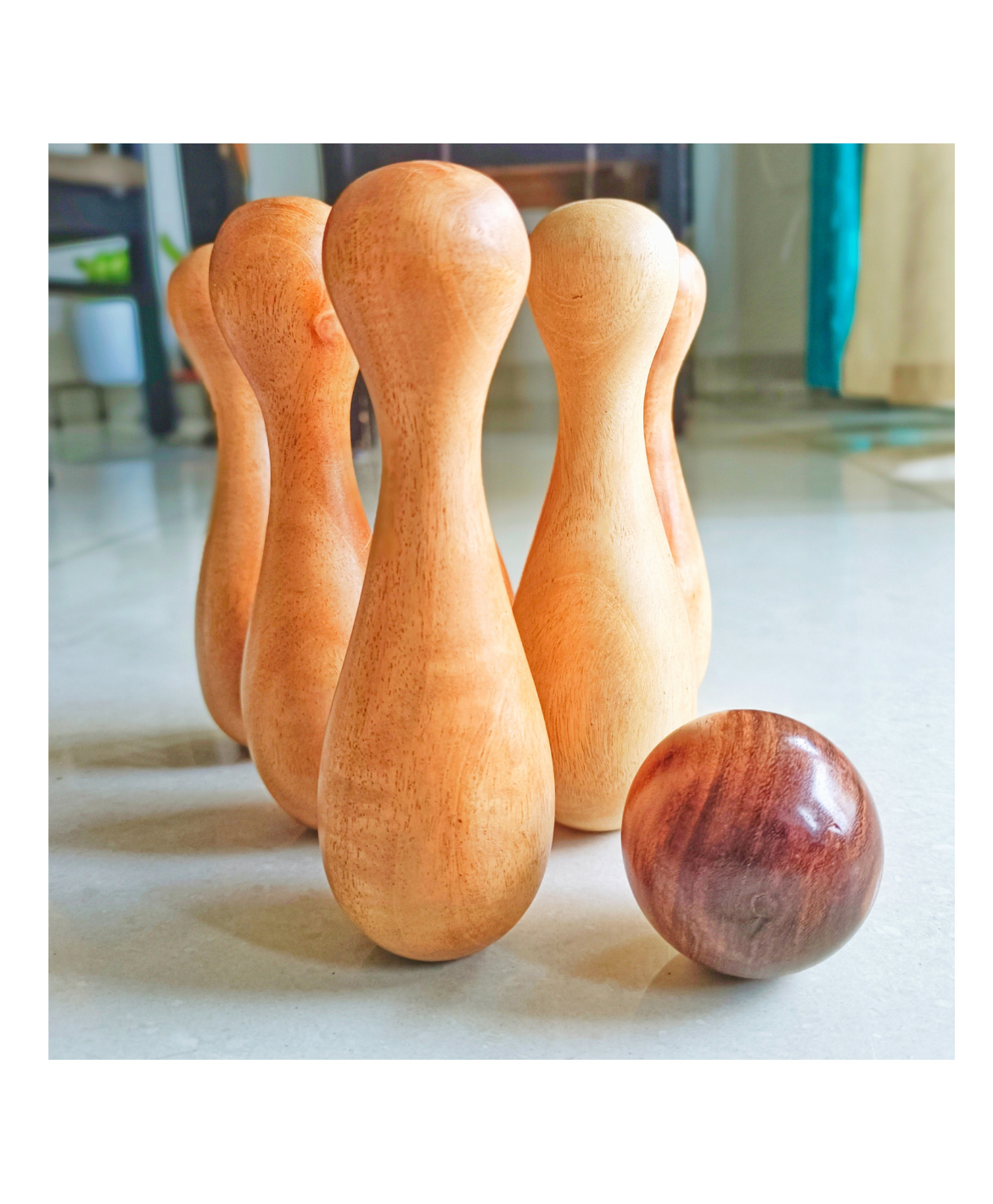 Taruh Kids Neemwood Bowling Set-image-40