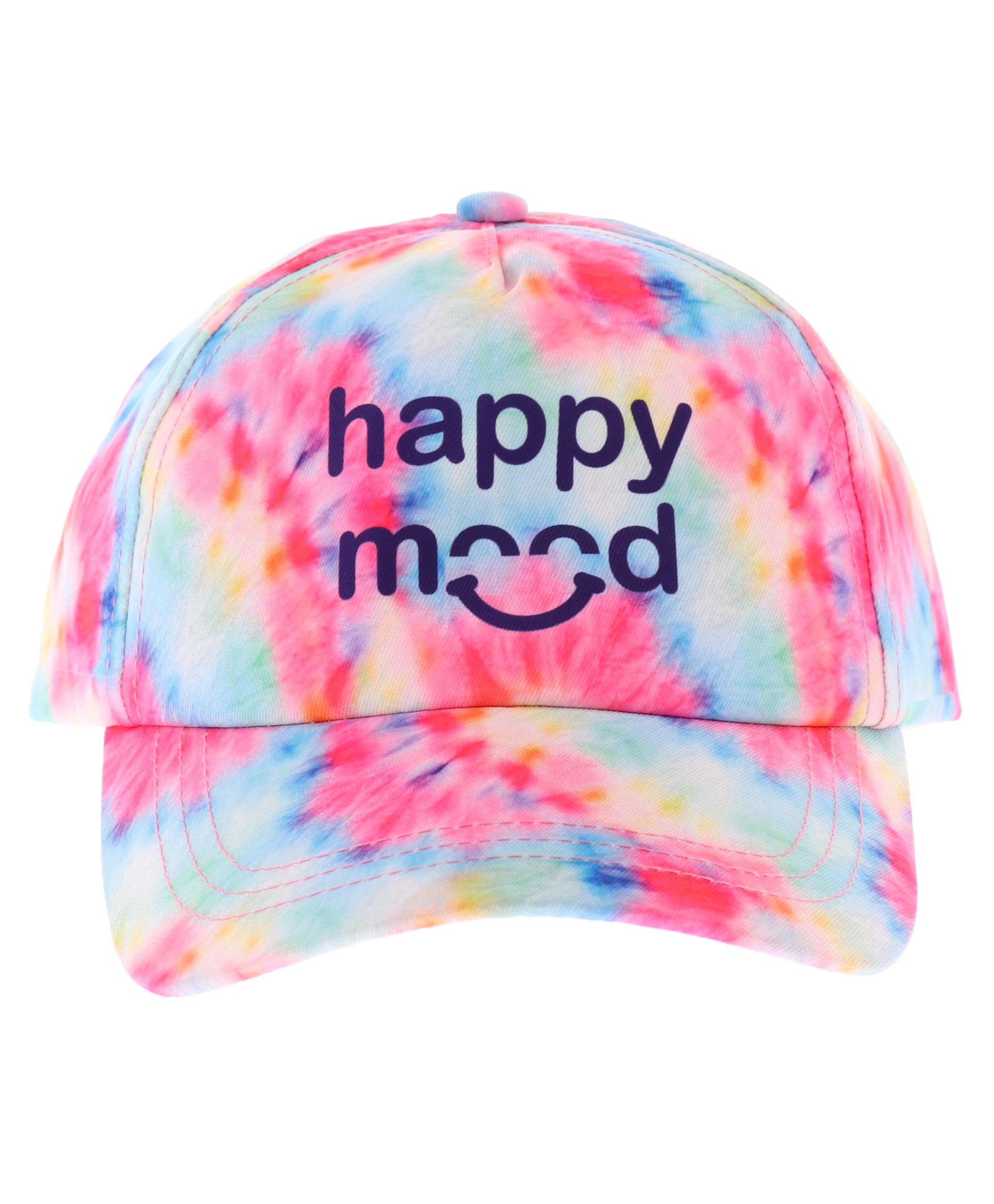 Babyhug Cotton Blend Summer Cap Text Print- Pink