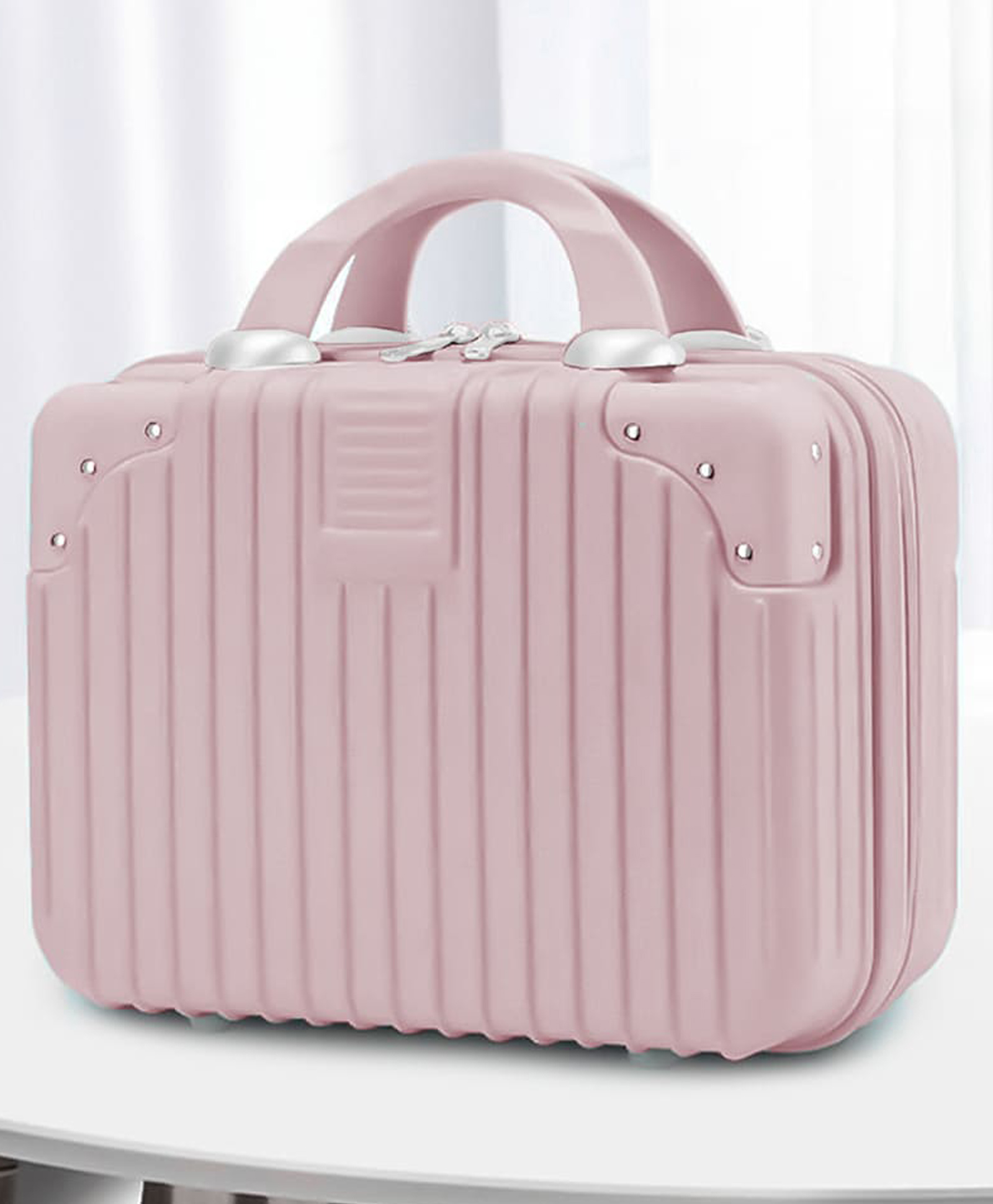 StarAndDaisy Multifunctional Mini Suitcase for Mother and Baby with Smooth Zipper and Comfortable Handle with Security Lock- Pink-image-23