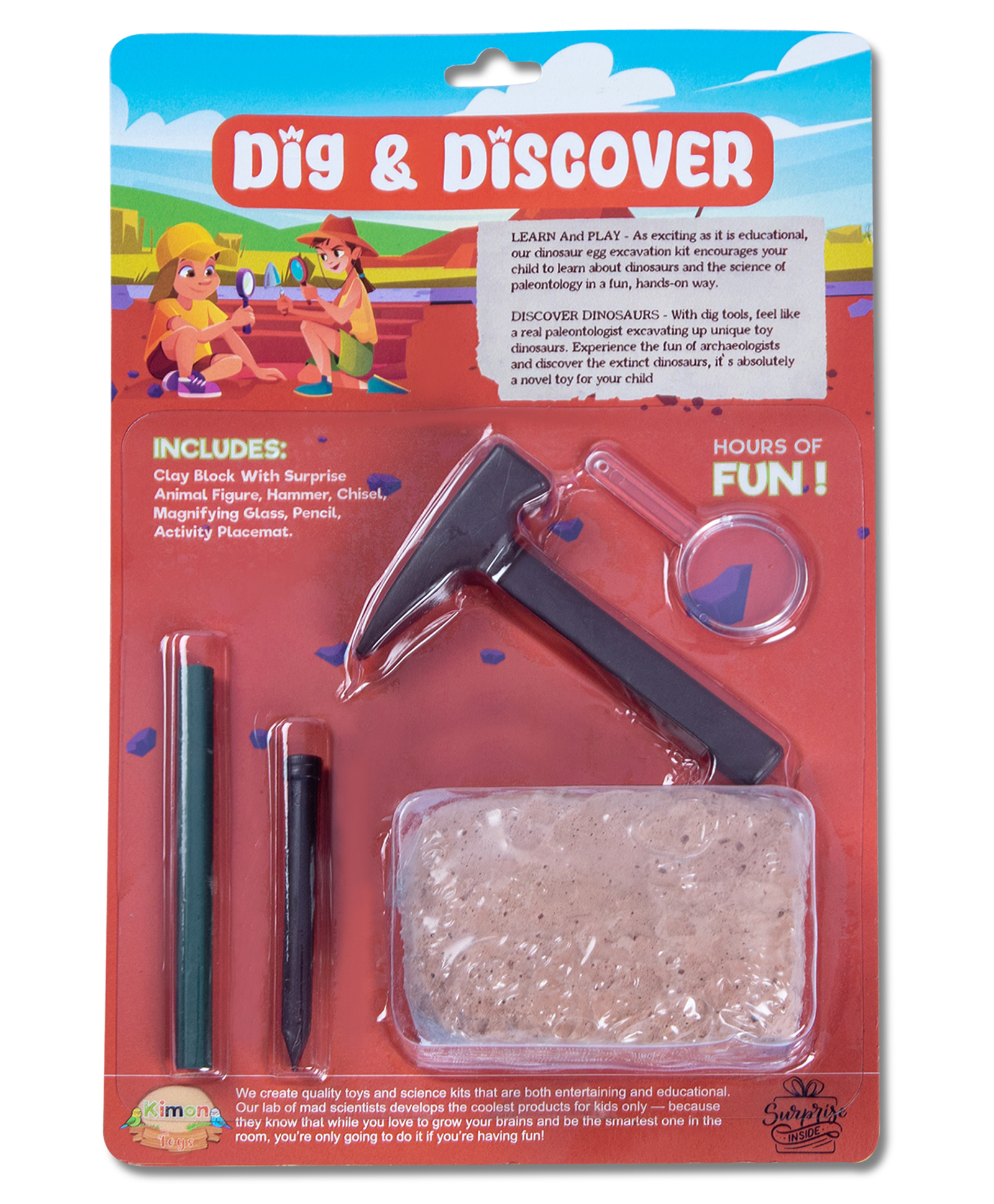 Kimon Toys Dig & Discover Dino Full Kit Blister-picture-10