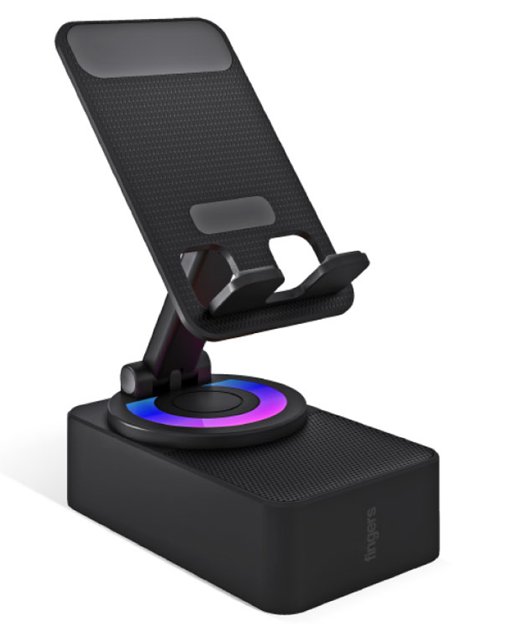FINGERS Mini MOT My Own TV Portable Speaker cum Mobile Stand with rotating 360dg,6 hours Big Playback Time, Built in Mic for calls, Rich Black-image-18