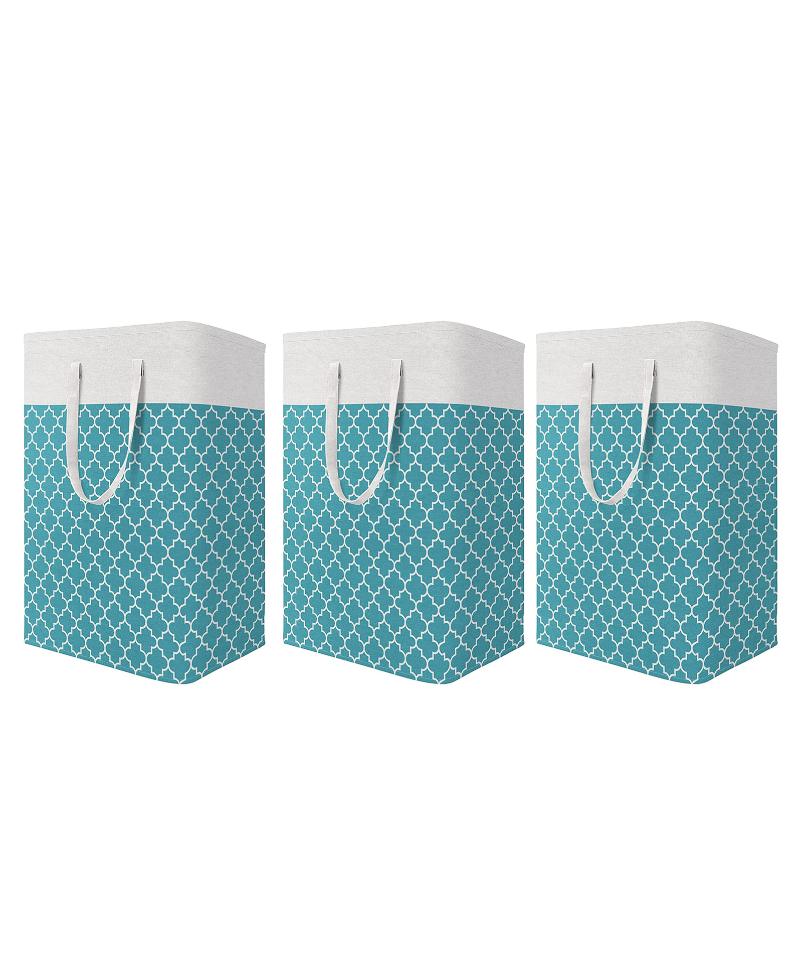 House of Quirk Laundry Hamper 75L Collapsible Large Laundry Baskets with Easy Carry Handles - Green-image-22