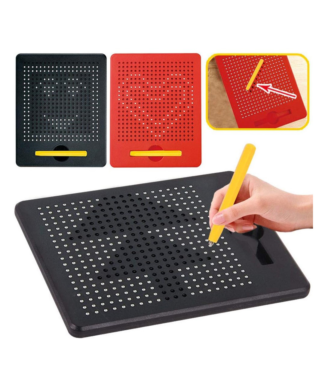 YAMAMA Small Doodle Writing Magnetic Drawing Board Erasable MagPad Play Pad Educational Toys For Kids  Color May Vary-picture-10