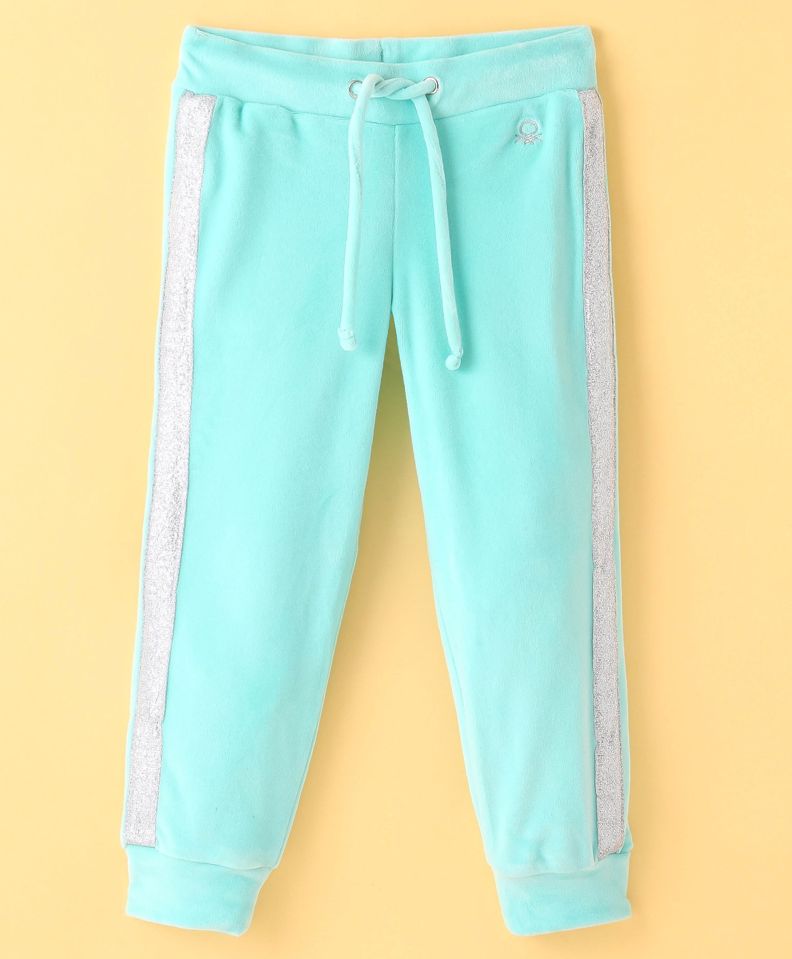 UCB Full Length Solid Color Velour Track Pant - Blue-picture-45