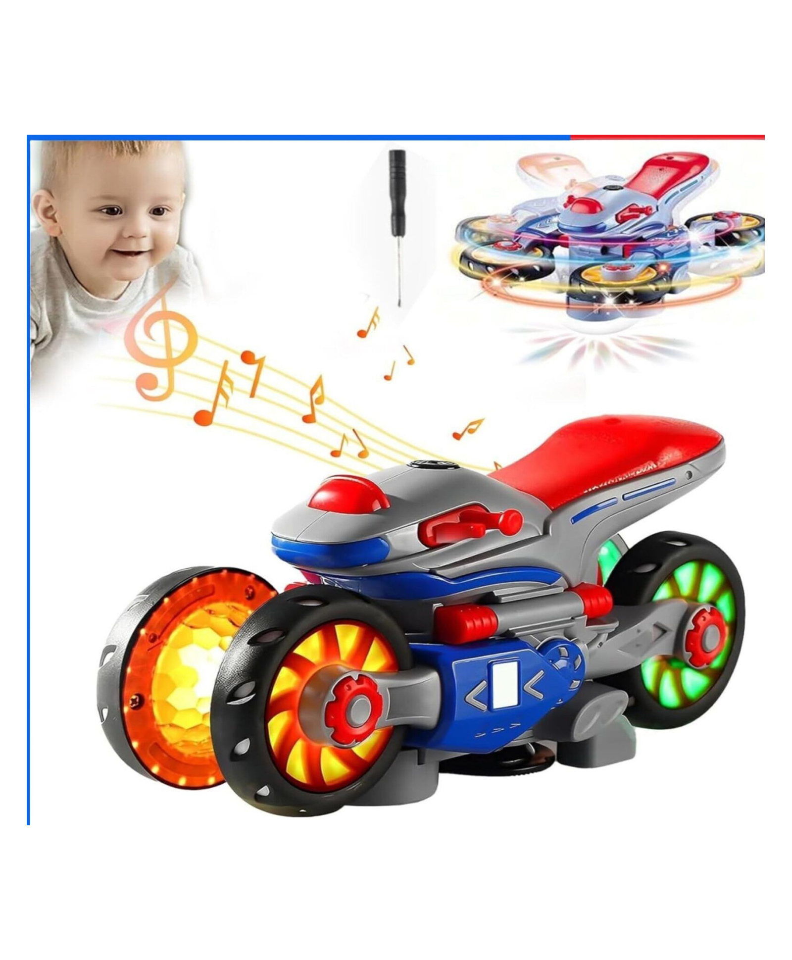 AZHARI Deformation motorcycle with light and music BATTERY OPERATED TOY-image-15