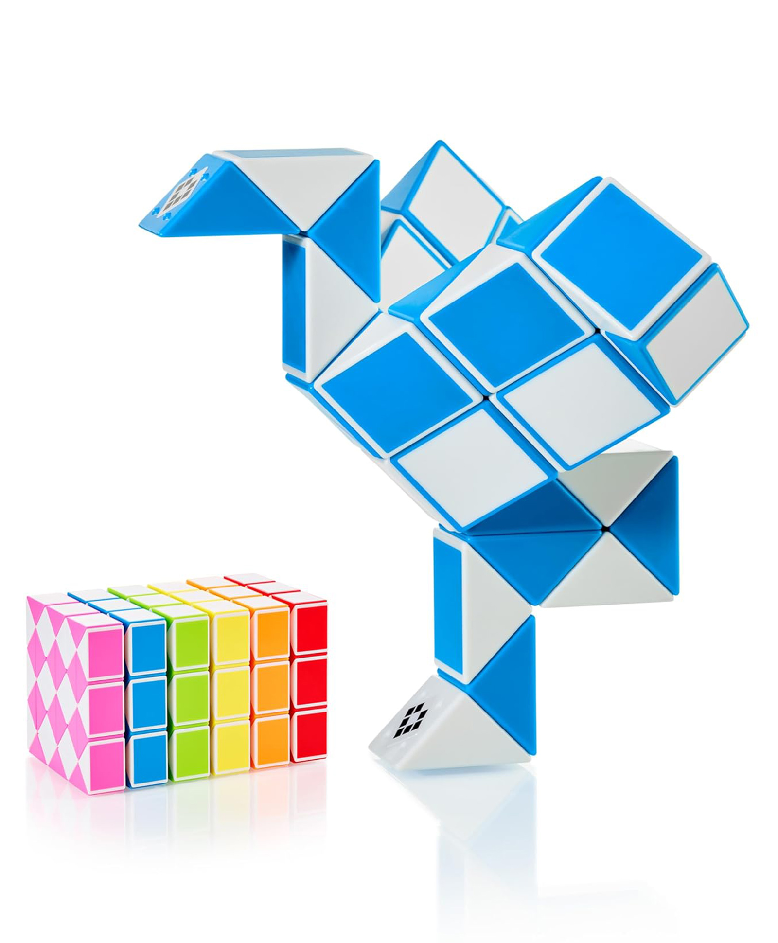 Azhari Snake Cube Great Gift for Birthday Christmas Stocking Stuffers - 36 BlocksColor May Vary-image-42