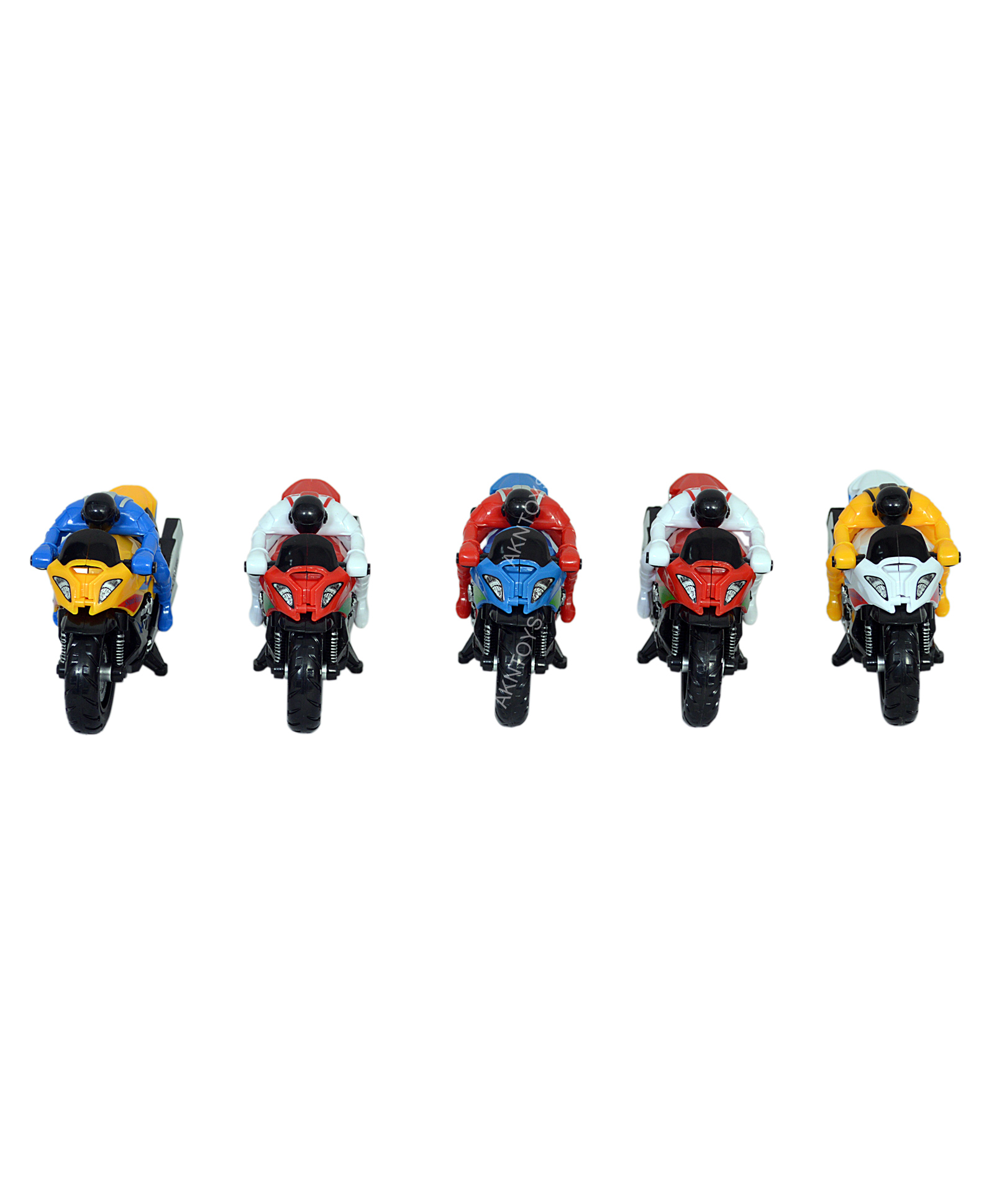 Akn Toys Friction Powered Rocket Motorcycle- Multicolor-picture-7