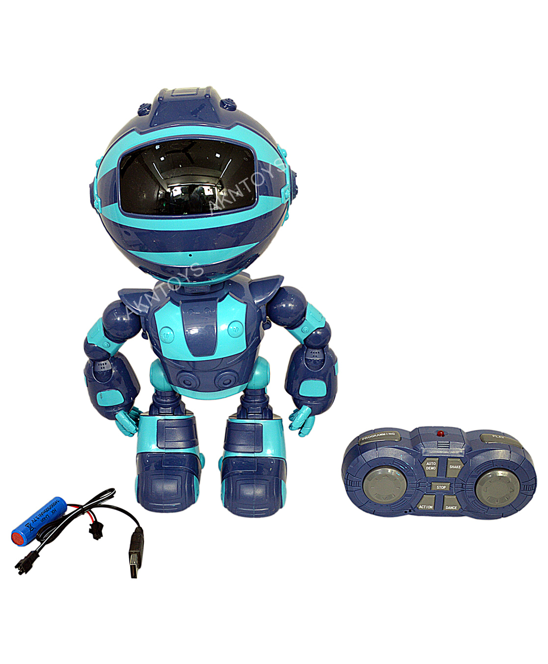 AKN TOYS 360 DEGREE ROTED ROBOT , AUTO DEMO SHAKE AND  PERFORM THE ACTION DANCE  (COLOR MAY VARY )-picture-40