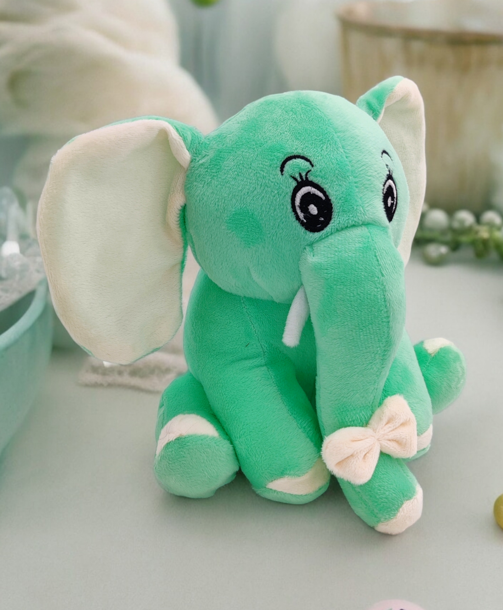 PUCHU TOYS Elephant Stuffed Toy Soft Plush Toy- 25cm Sky-picture-18