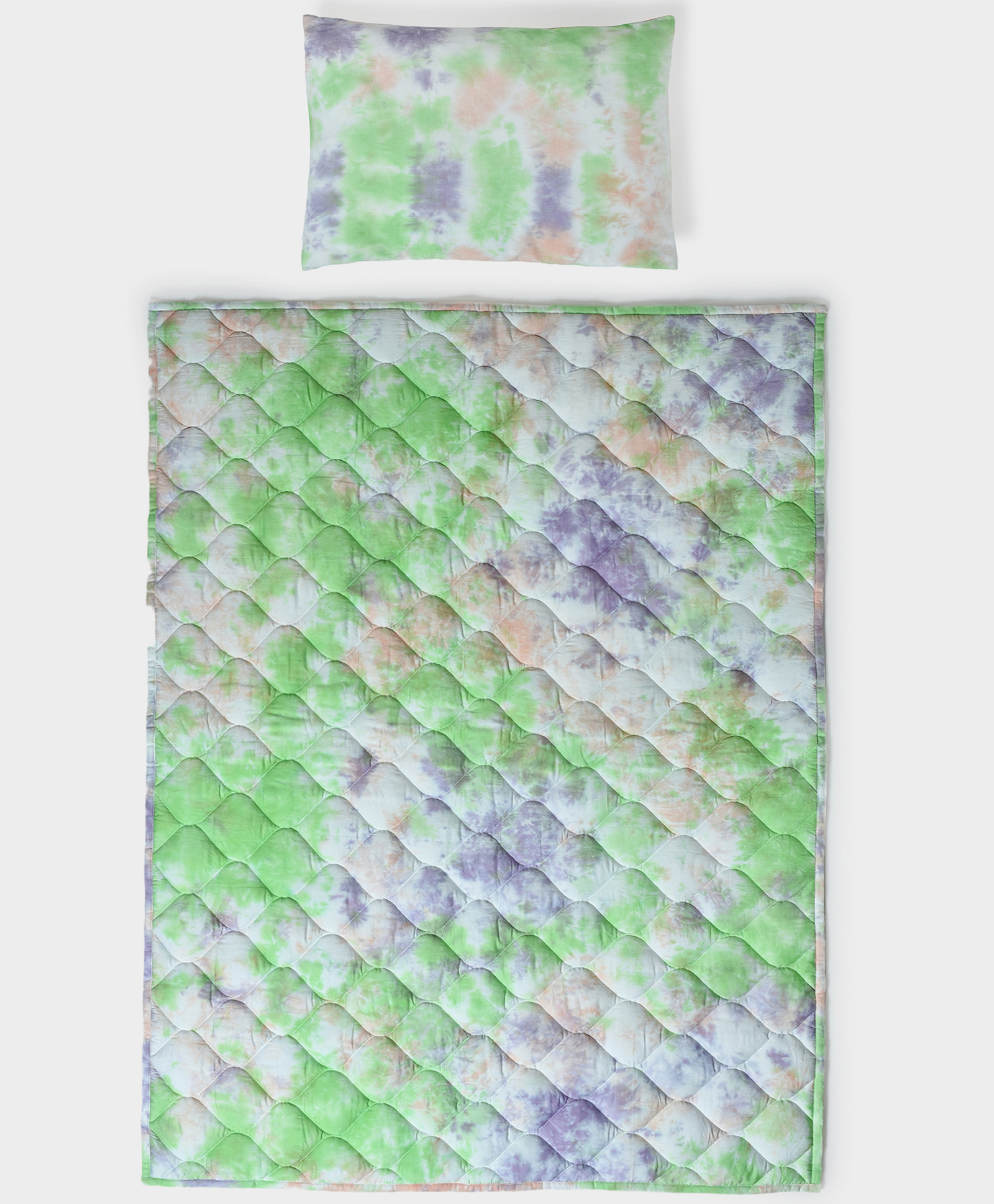 Mi Arcus Crystal Woven Tie & Die Comforter Green-image-35