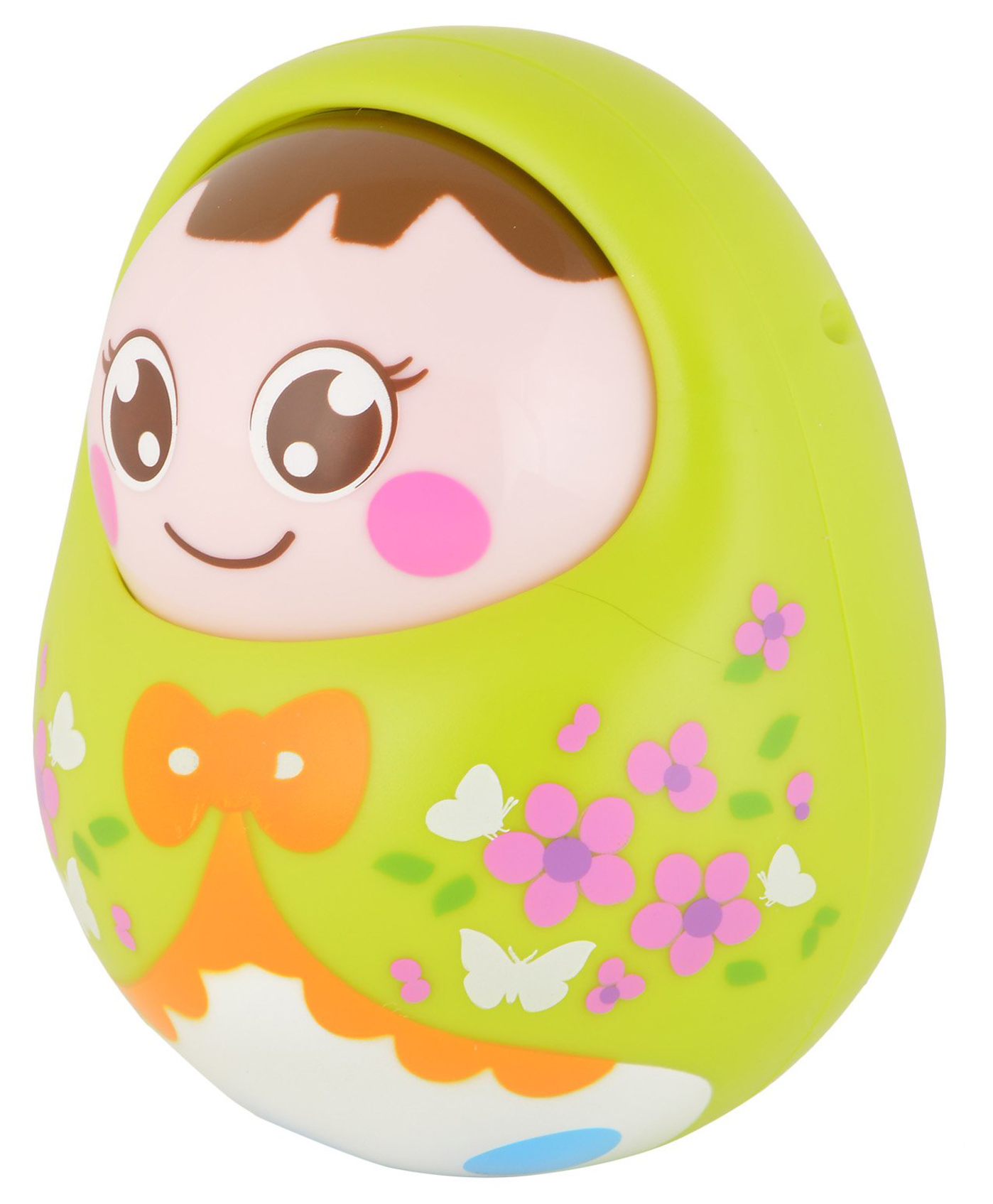 Sanjary  Tumbler Doll  Push and Shake Wobbling Bell Sounds Roly Poly- Color May Vary-image-34