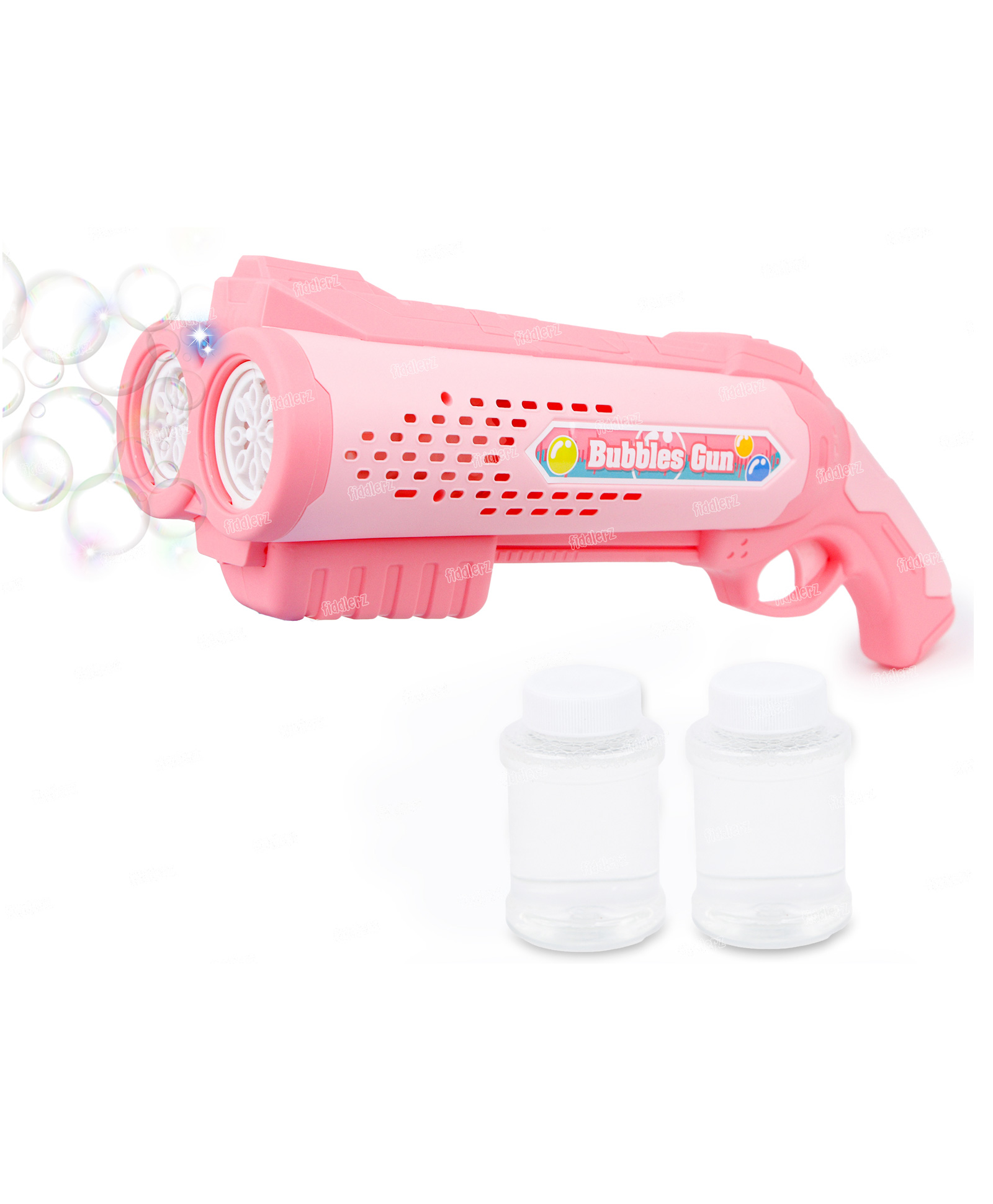 Fiddlerz Bubble Gun Big Size Holes with Bubble Solution Rocket Bubble Making Machine Outdoor Toys for Kids-picture-21
