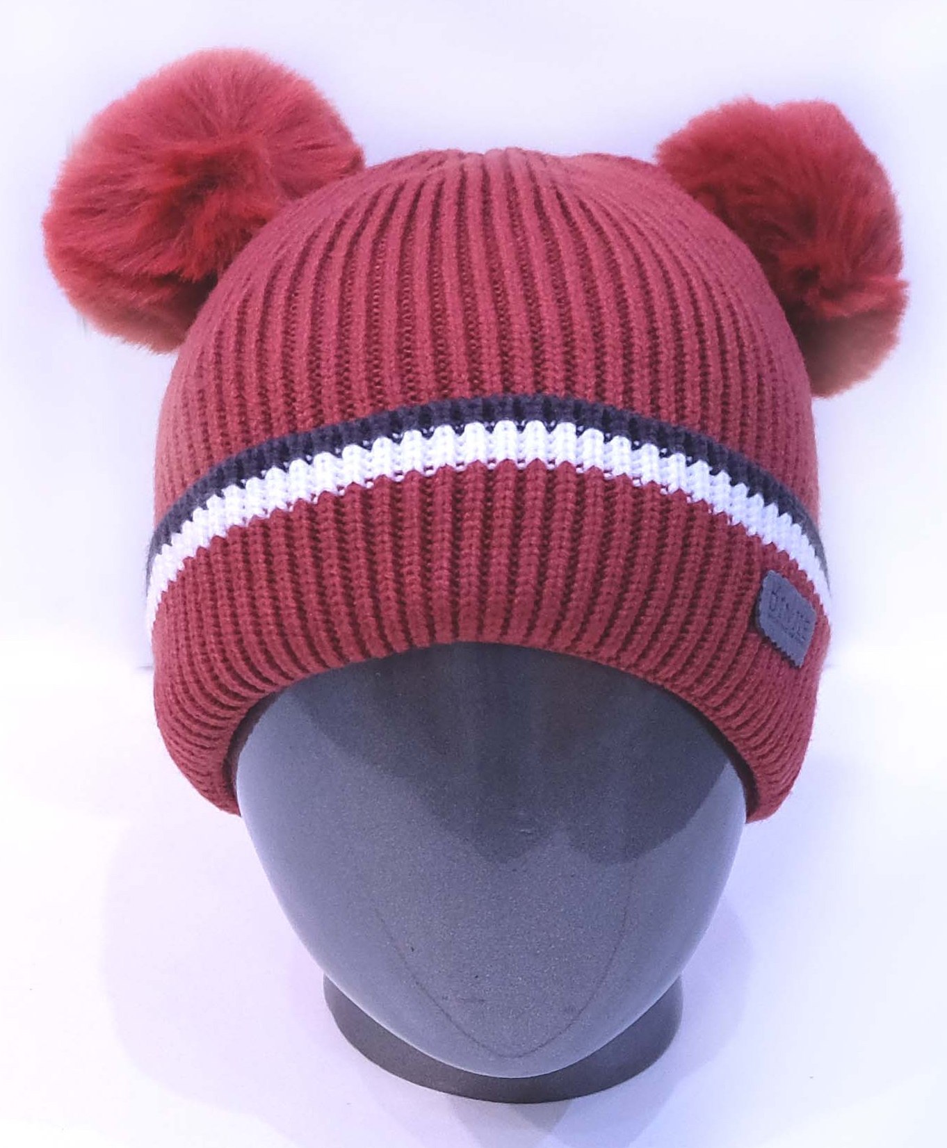 Tipy Tipy Tap Pom Pom Detailed Cap - Maroon-picture-16