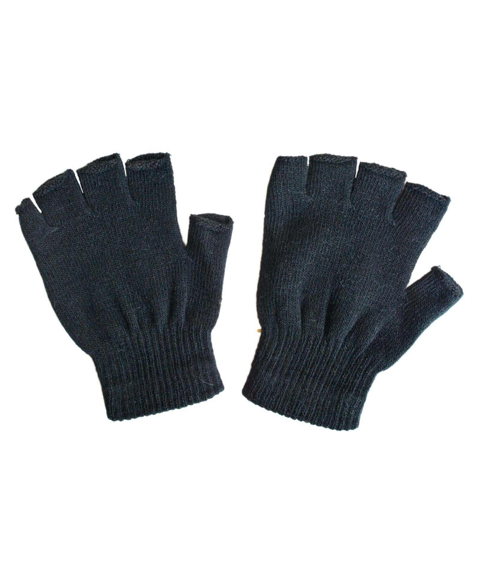 Tipy Tipy Tap Half Finger Acro Woollen Gloves - Dark Grey