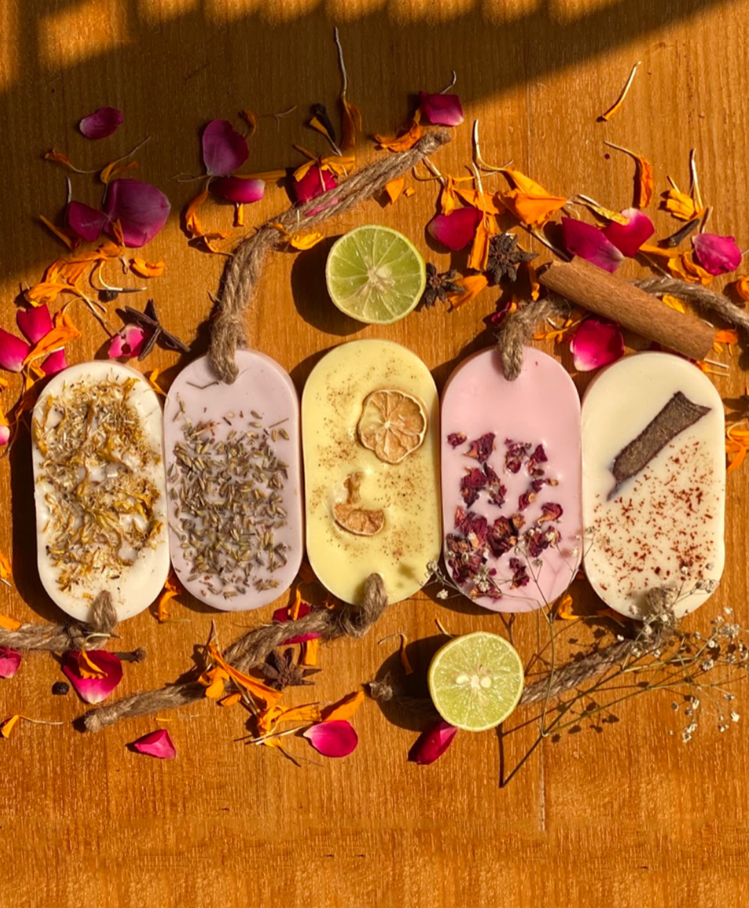 Pravaah India Aalay Itr Lime, Lavender, British Rose, Oud and Amber Cinnamon Vanilla - 4 Large-image-16