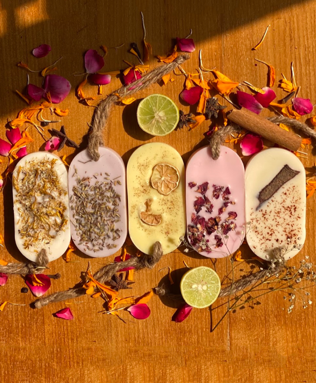 Pravaah India Aalay Itr Lime, Lavender, British Rose, Oud and Amber Cinnamon Vanilla - 5 Large-image-18