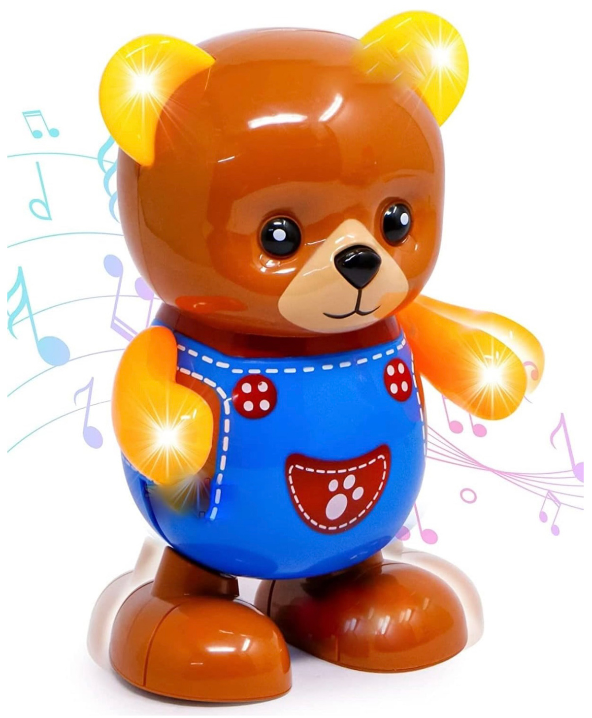 ARCADE TOYS Dancing & Musical Bear Toys with Flash Light for Kids - Multicolour-image-44