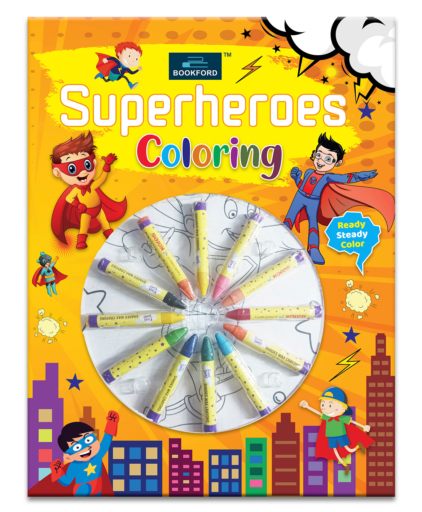 Superheroes Coloring Book for kids-image-12