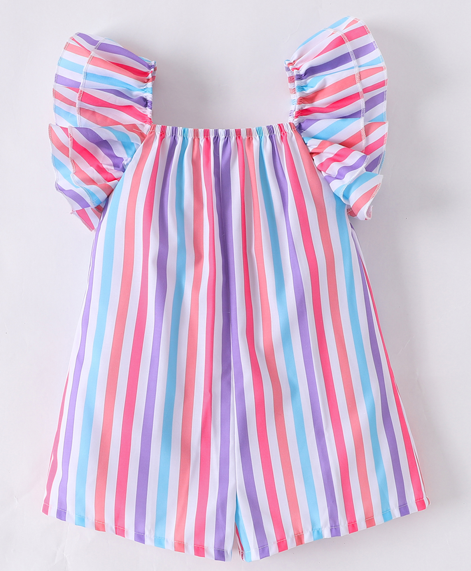 Kookie Kids Sleeveless Jumpsuit Striped - Multicolor-image-10