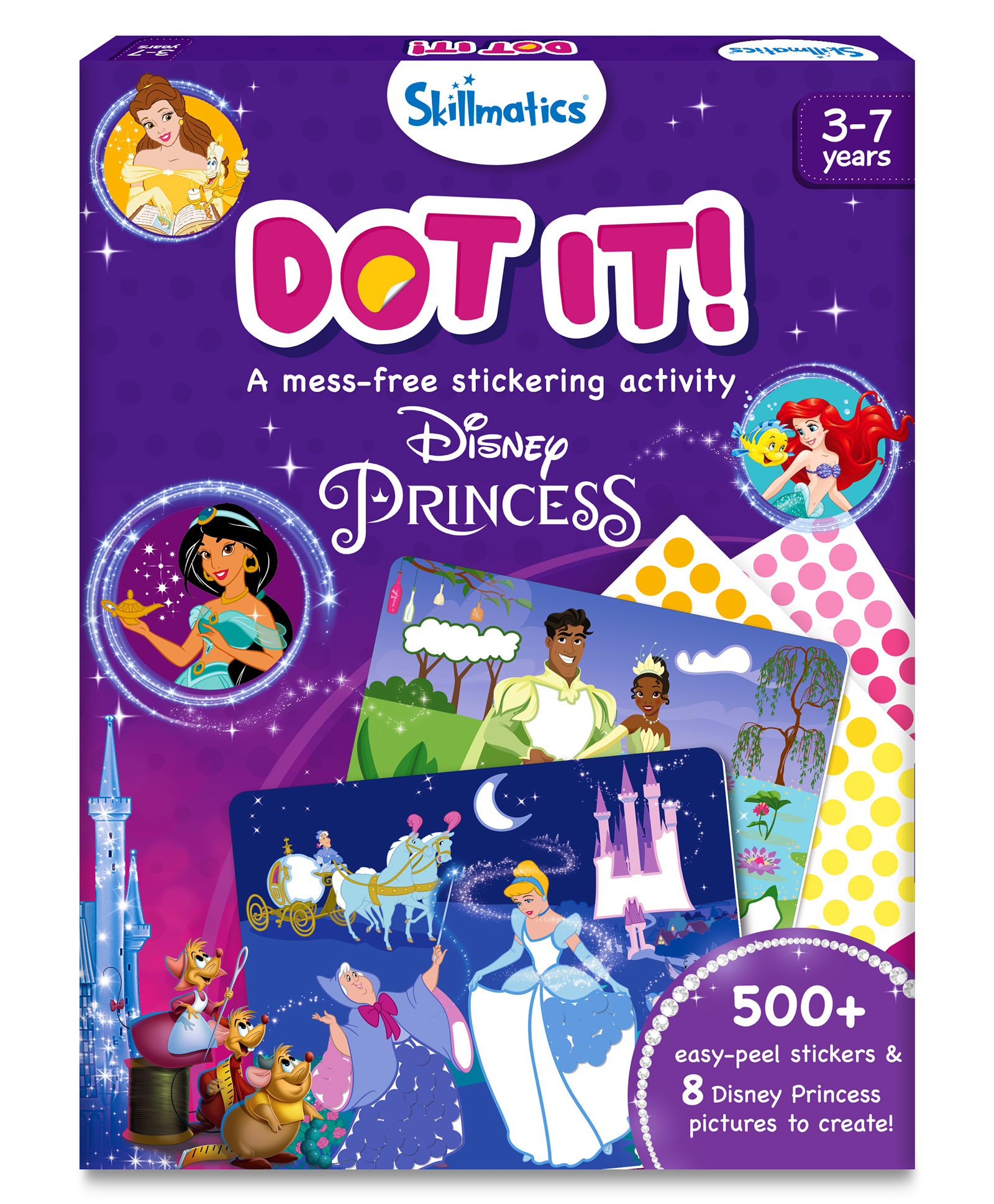 Skillmatics Art Activity  Dot It Disney Princess No Mess Sticker Art for Kids Craft Kits DIY Activity, Gifts for Girls and Boys-image-41