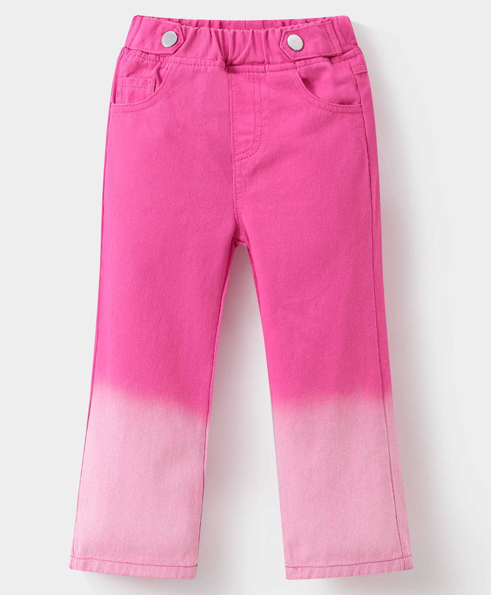 Kookie Kids Cotton Full Length Ombre Pants- Fuchsia-picture-24