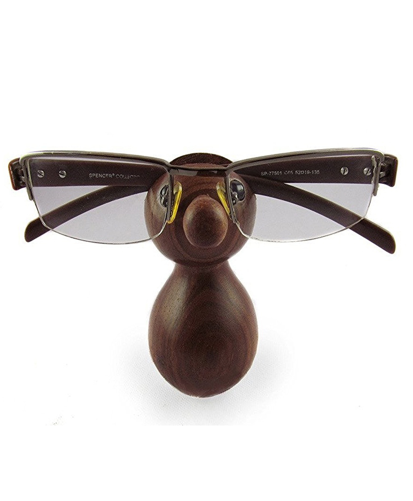 Desi Karigar Nose Shaped Spectacle And Sunglasses Holder Made With Wooden - 1 Piece-picture-17