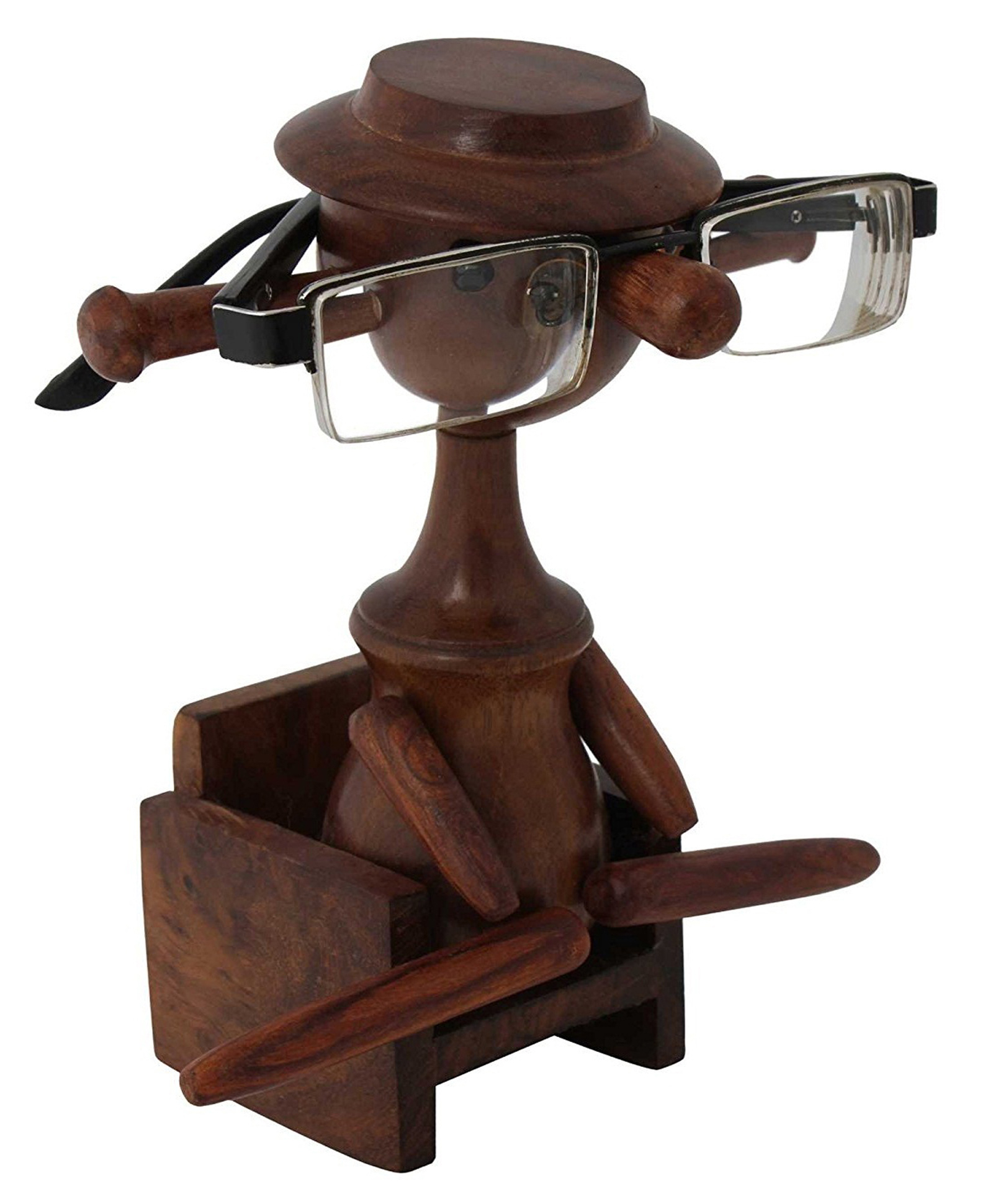 Desi Karigar Handmade Doll Shaped Spectacle, Eyeglass Holder Stand - 1 Piece-picture-14