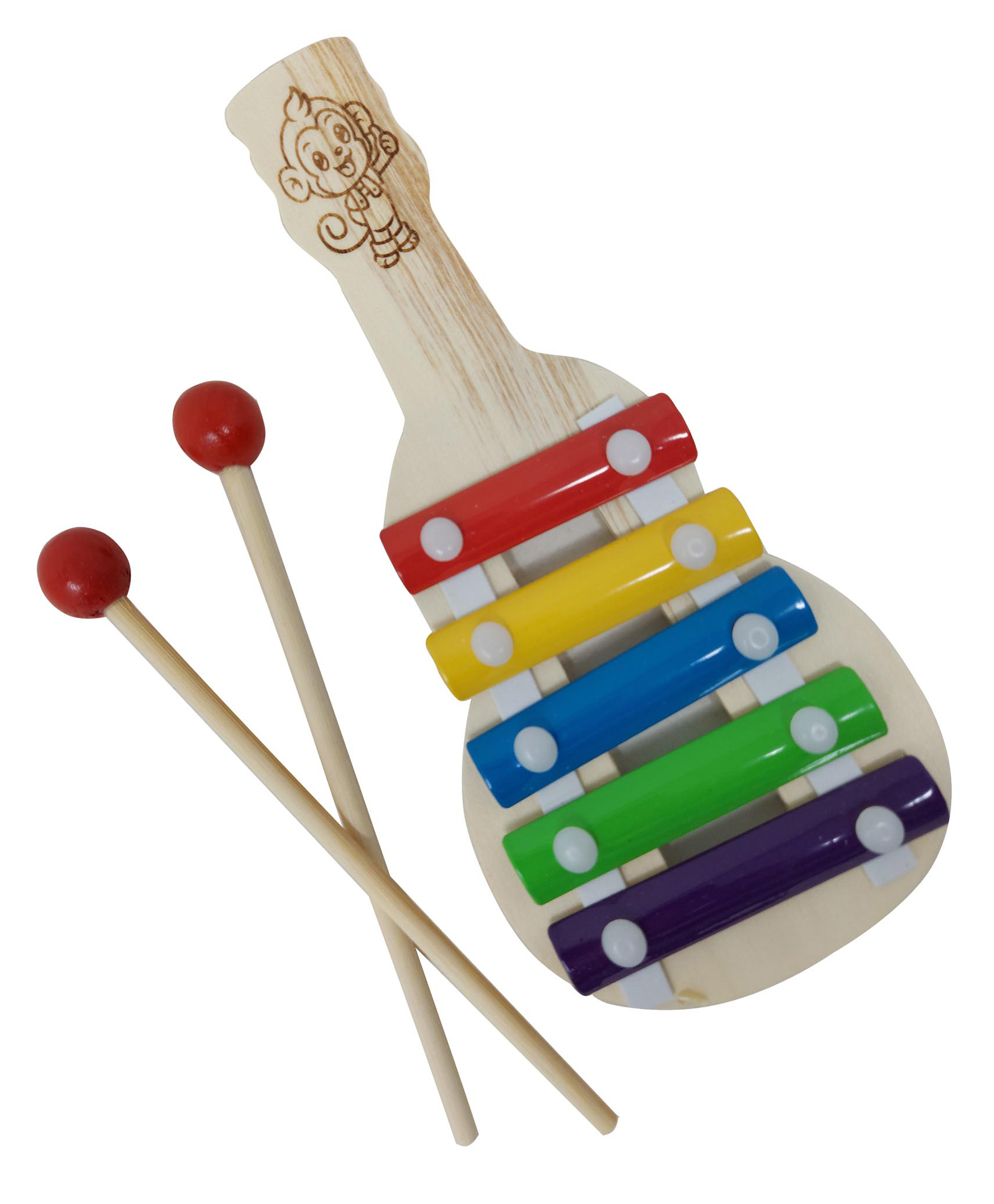 Desi Karigar Eco-Friendly Guitar Shaped Xylophone-image-31