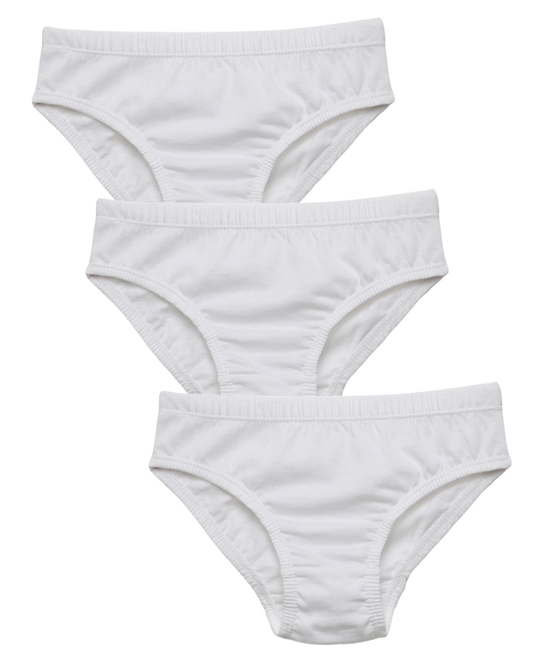 Charm n Cherish Pack Of 3 Solid Briefs - White-picture-39