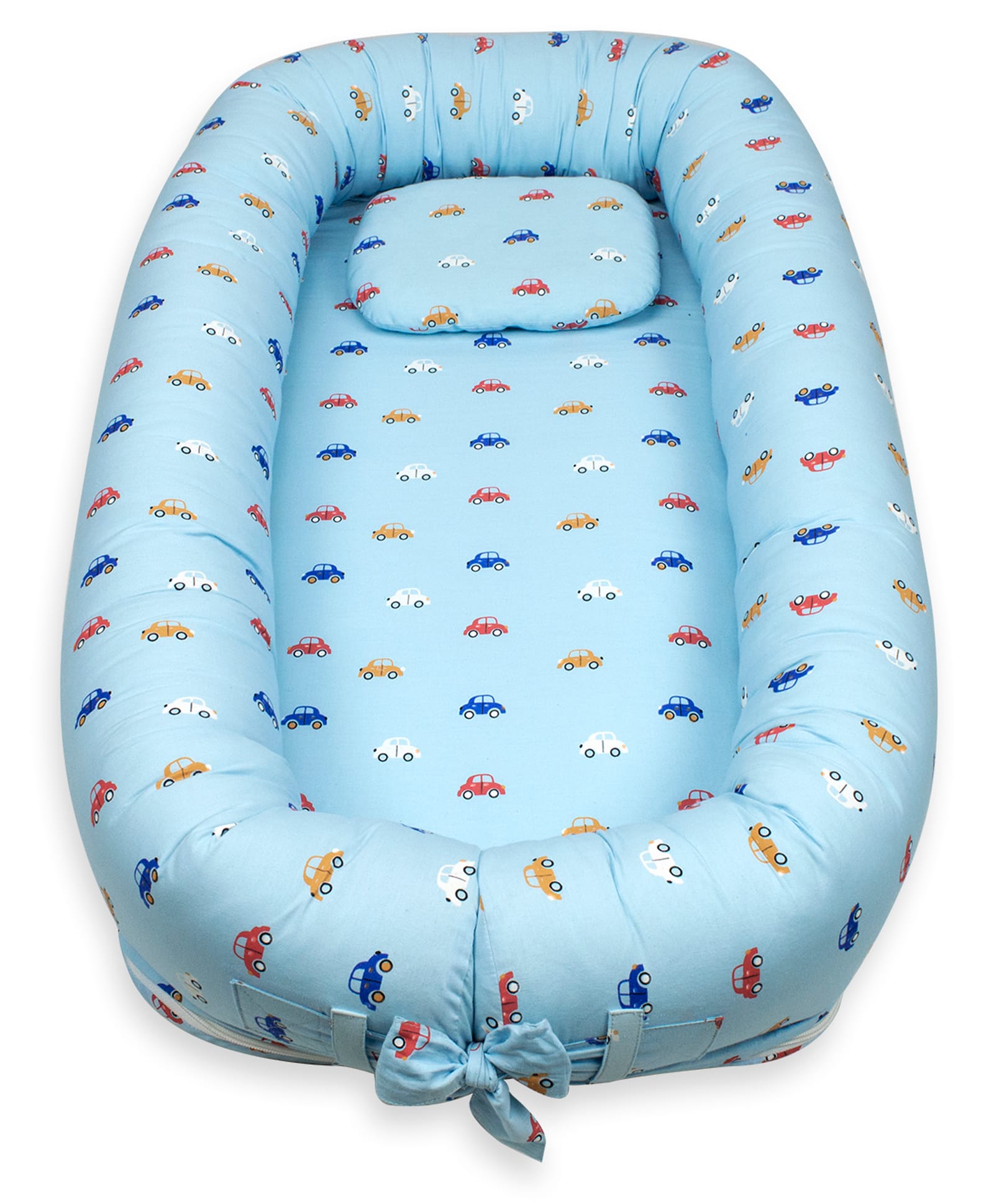 TIDY SLEEP Delicious Tour Baby Nest For New Borns - Blue-picture-43