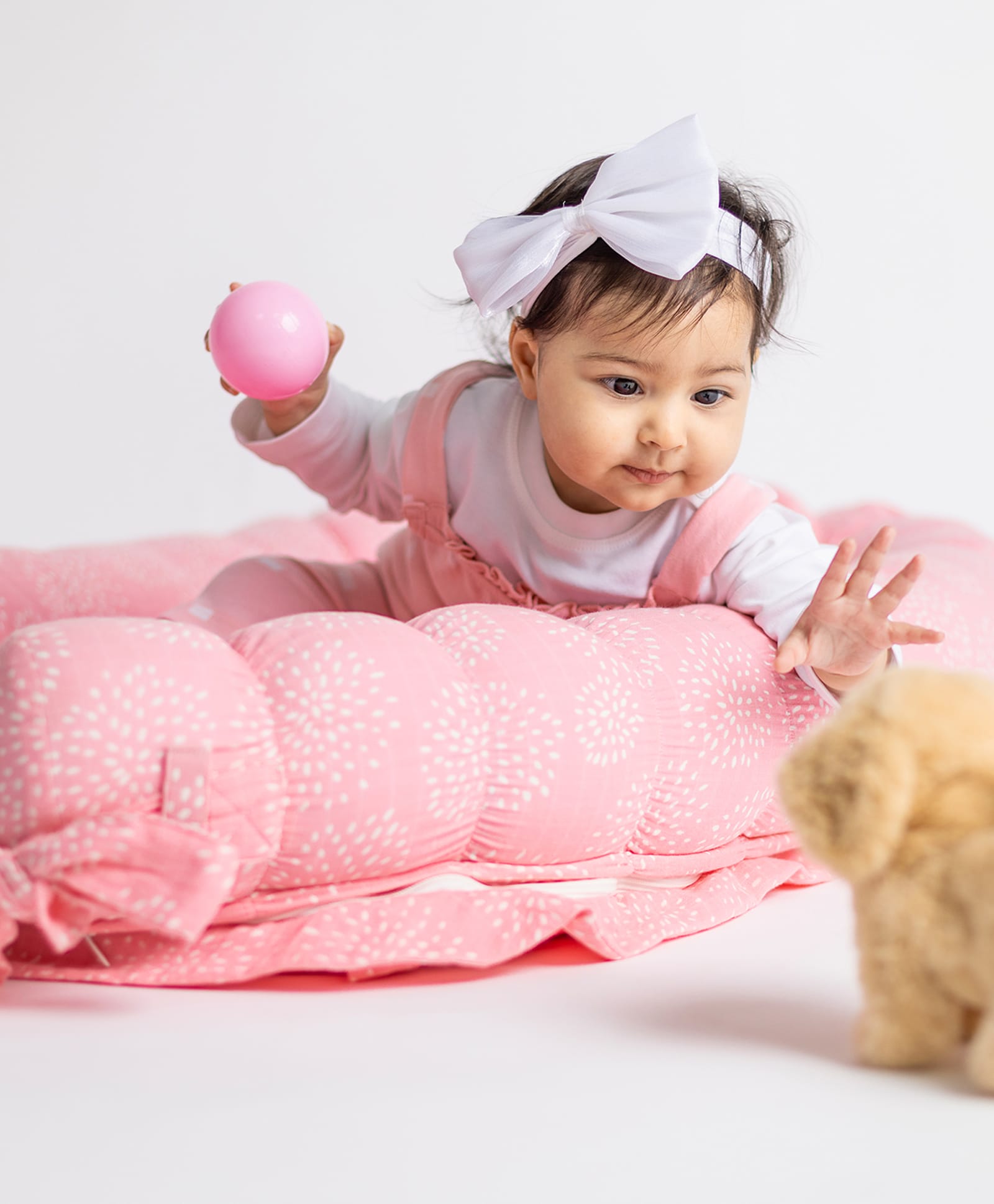 TIDY SLEEP Dandelion Baby Nest For New Borns - Pink-picture-39