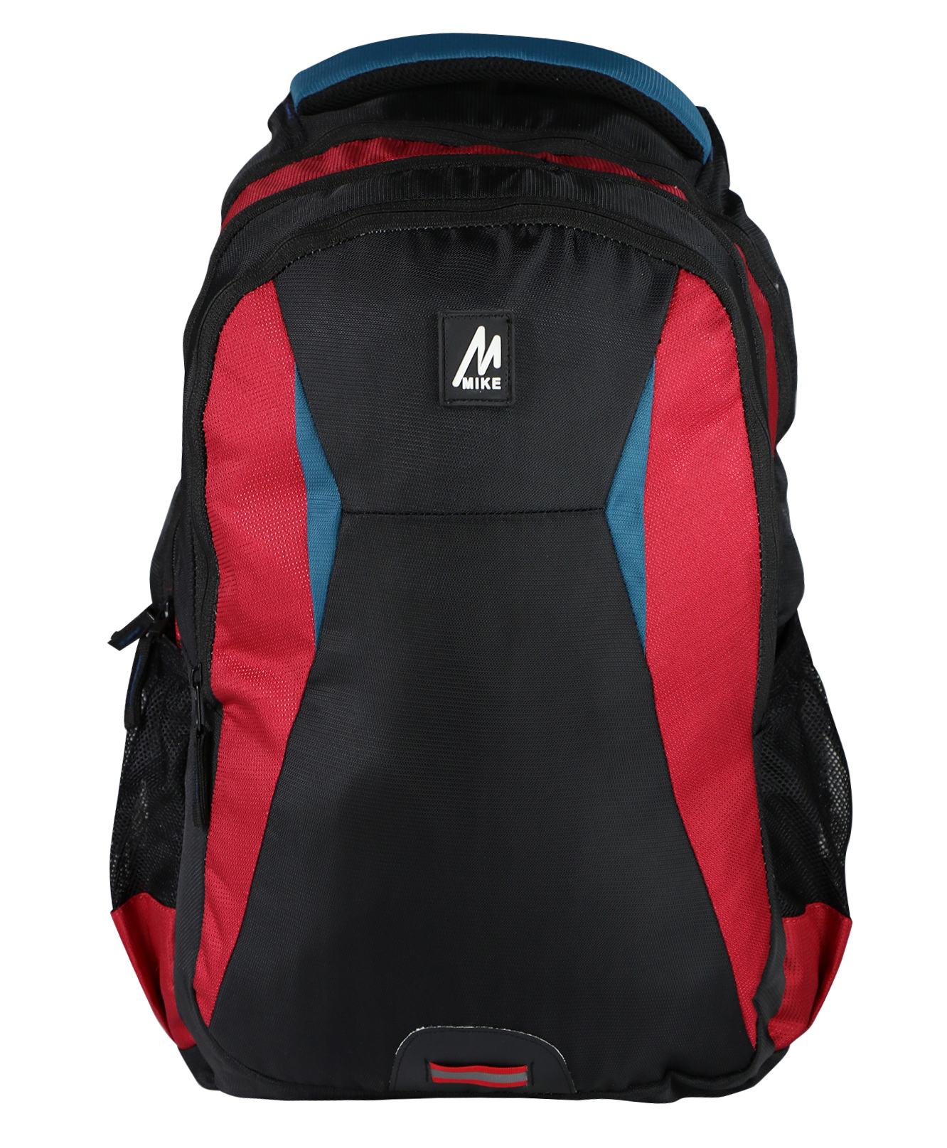 Mike Classic College Backpack Red & Black Height - 18 Inches-image-4