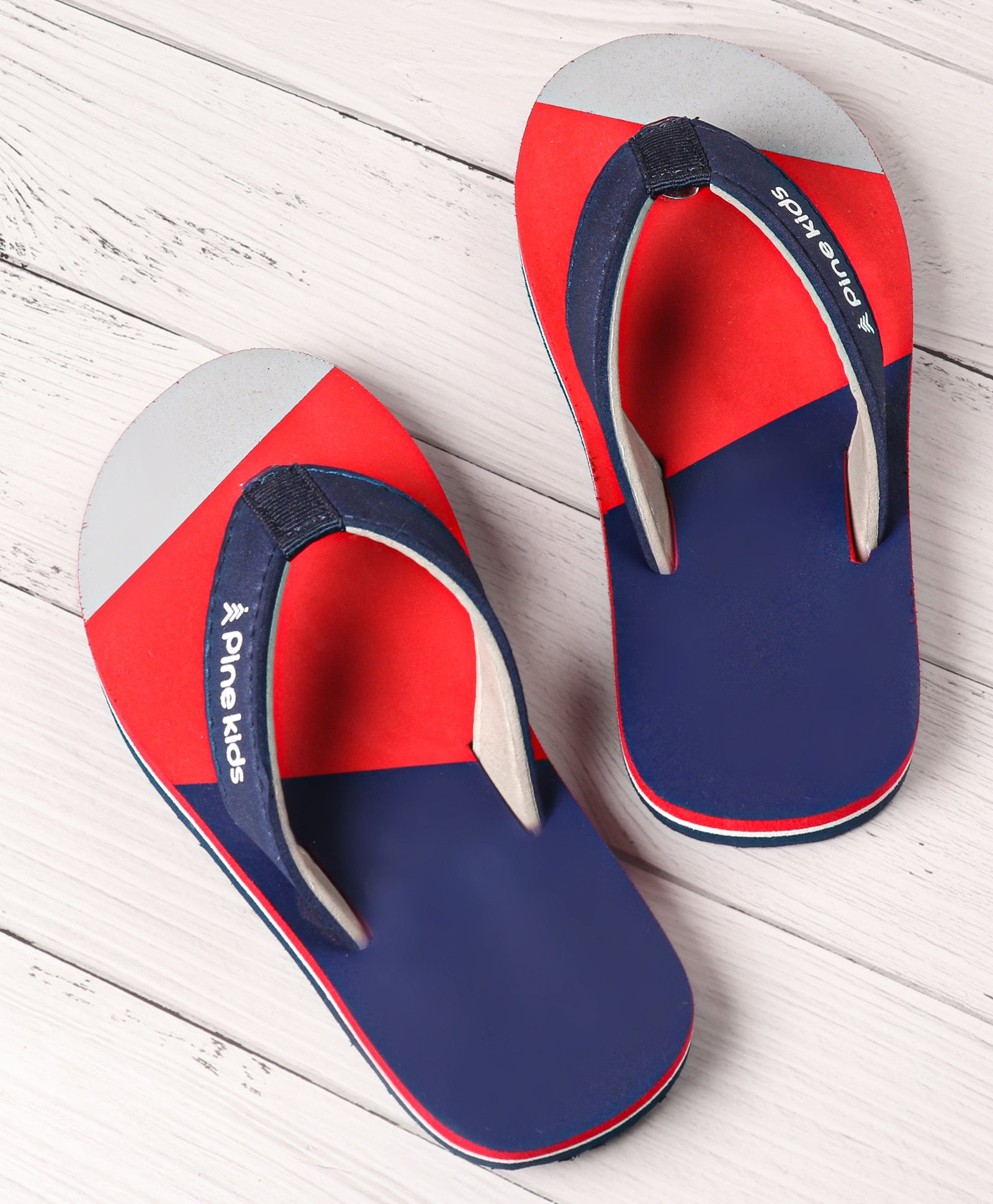Pine Kids Slip On Flip Flops - Navy Blue-image-38