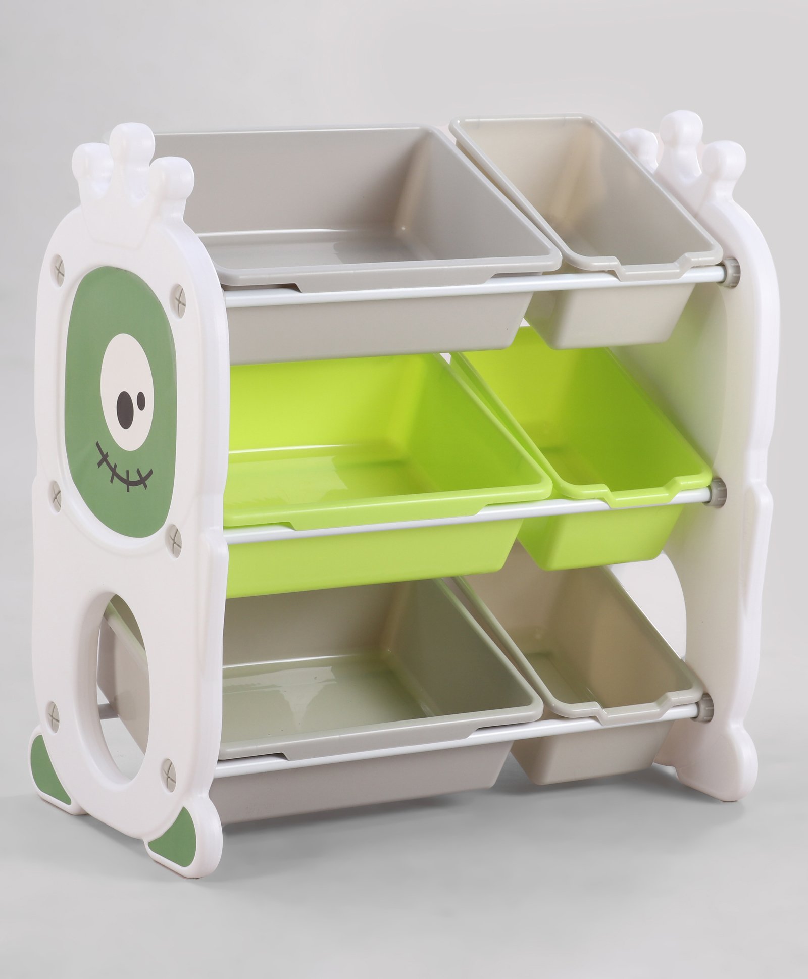 Multipurpose Storage Shelves  Monster  Print - Green-image-33