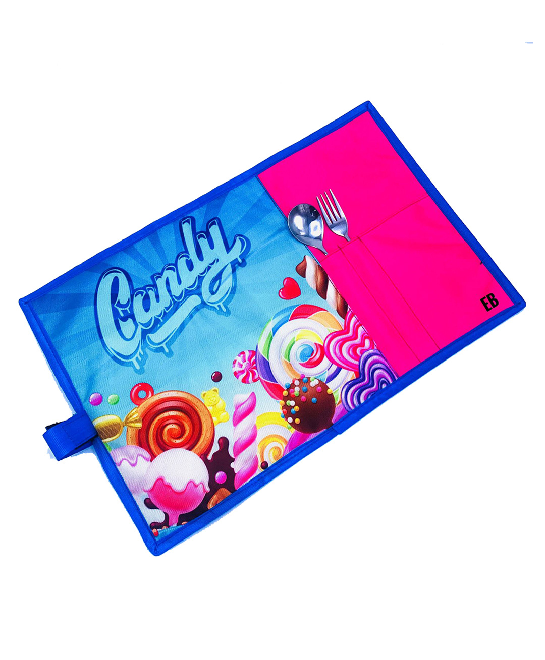 Echo Boomers Pink Candy Printed Stain-Resistant Placemats Waterproof Tablemats for Kids & Teenagers - Multicolor-image-48