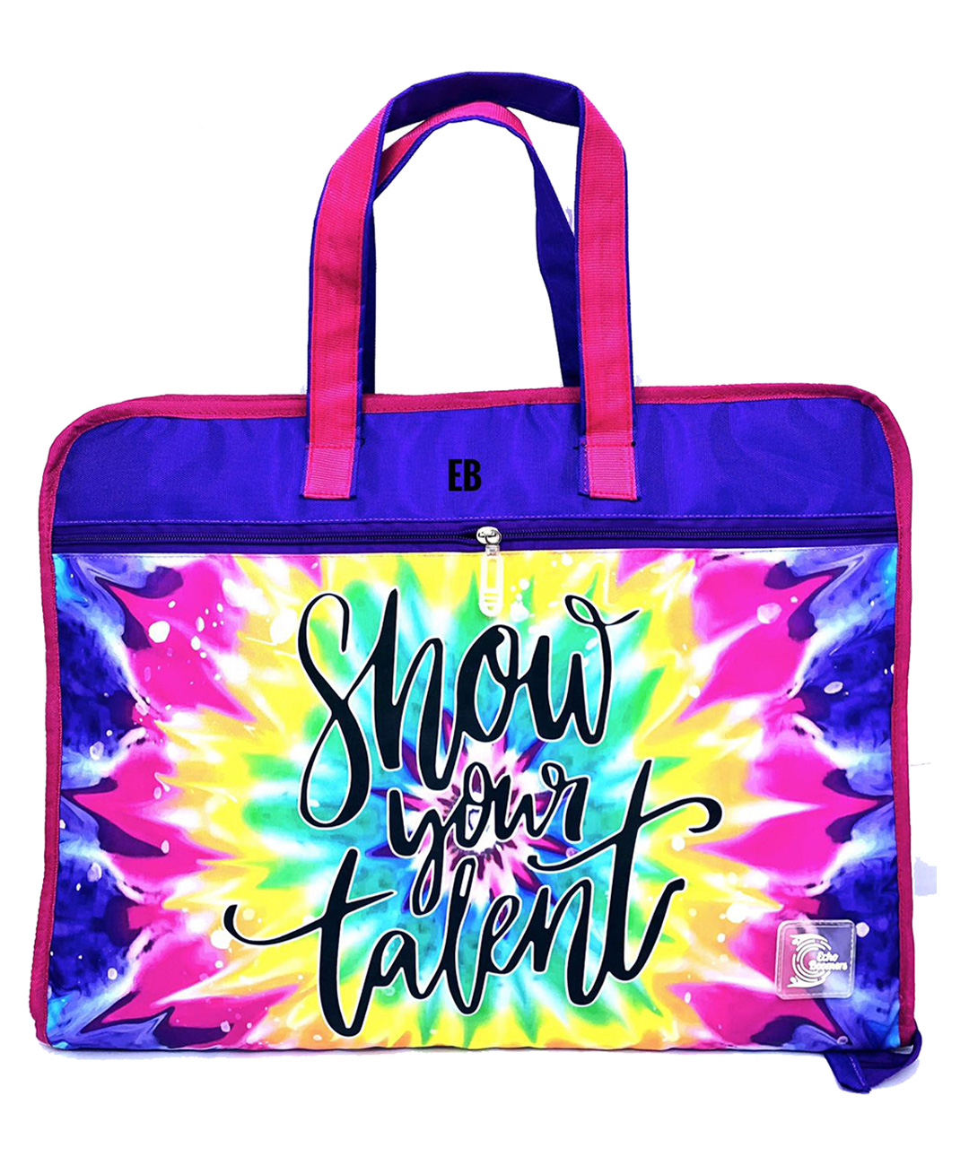 Echo Boomers Tie & Dye Design Print A3 Size Drawing Activity Bag with Multiple Pockets - Multicolor-image-1