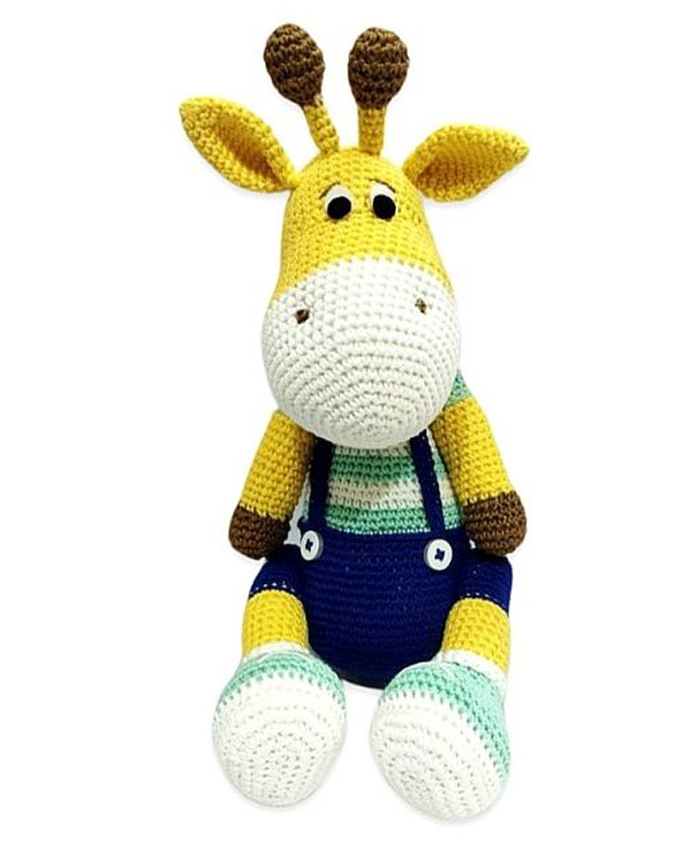 Happy Threads Handcrafted Amigurumi Giraffe Teal-picture-23