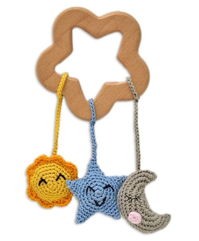 Happy Threads Handcrafted -  Star Teether-image-24