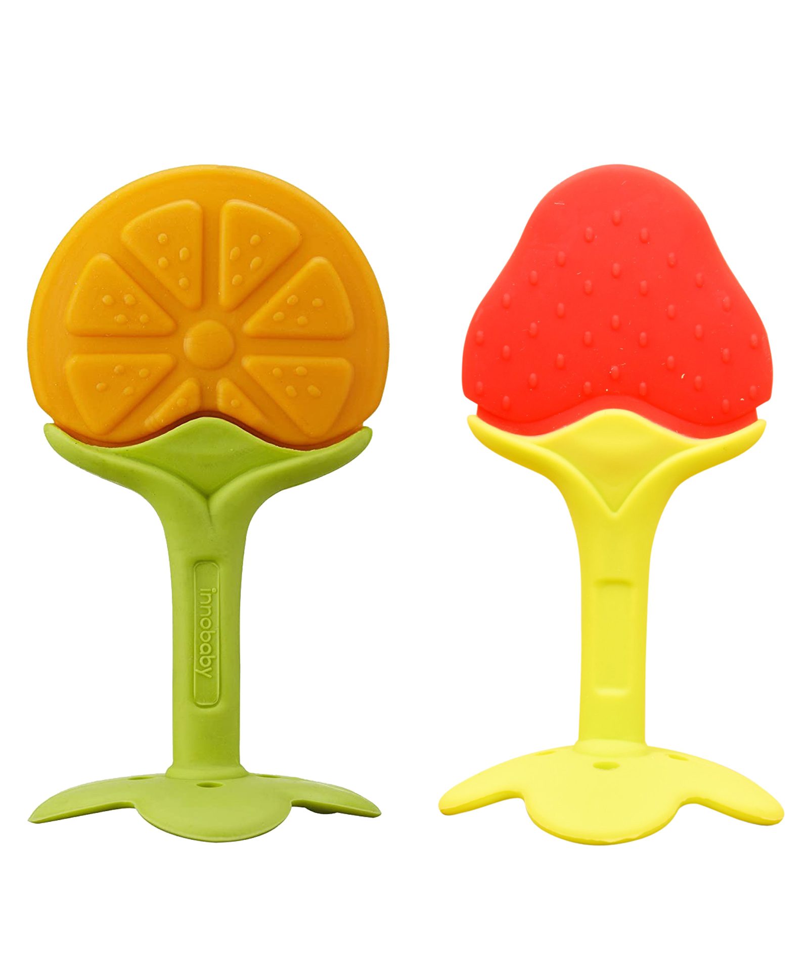 FANTASY INDIA Baby Silicone Teether Orange & Strawberry-image-5