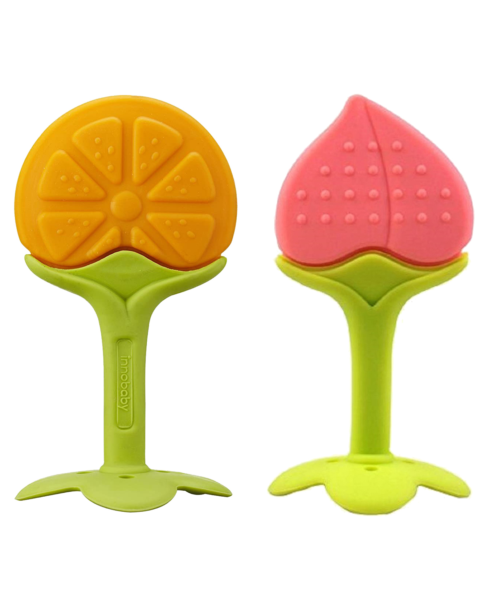 FANTASY INDIA Baby Silicone Teether Orange & Peach-image-31